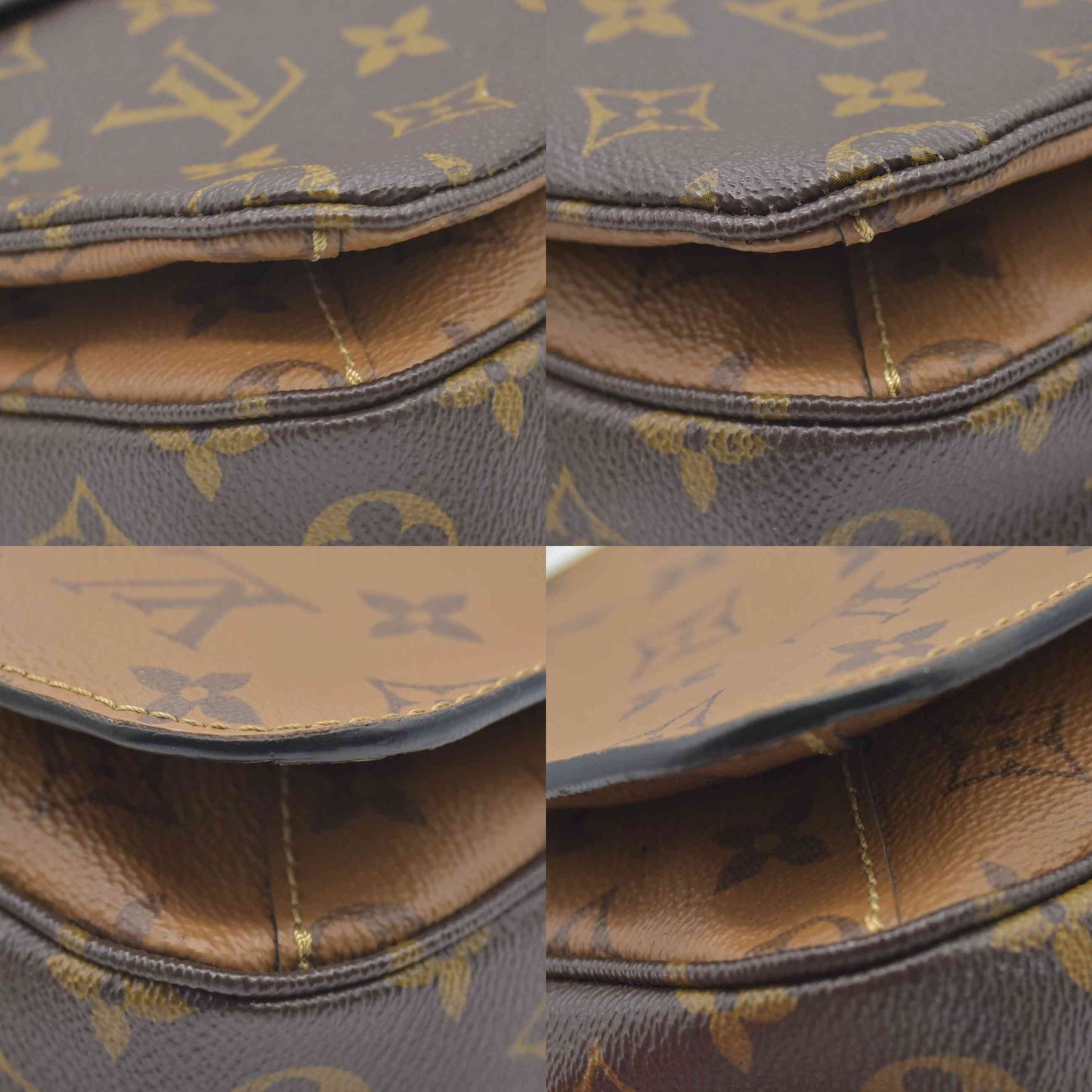 $2790 2017 Louis Vuitton Reverse Monogrm Giant Pochette Metis DR1117