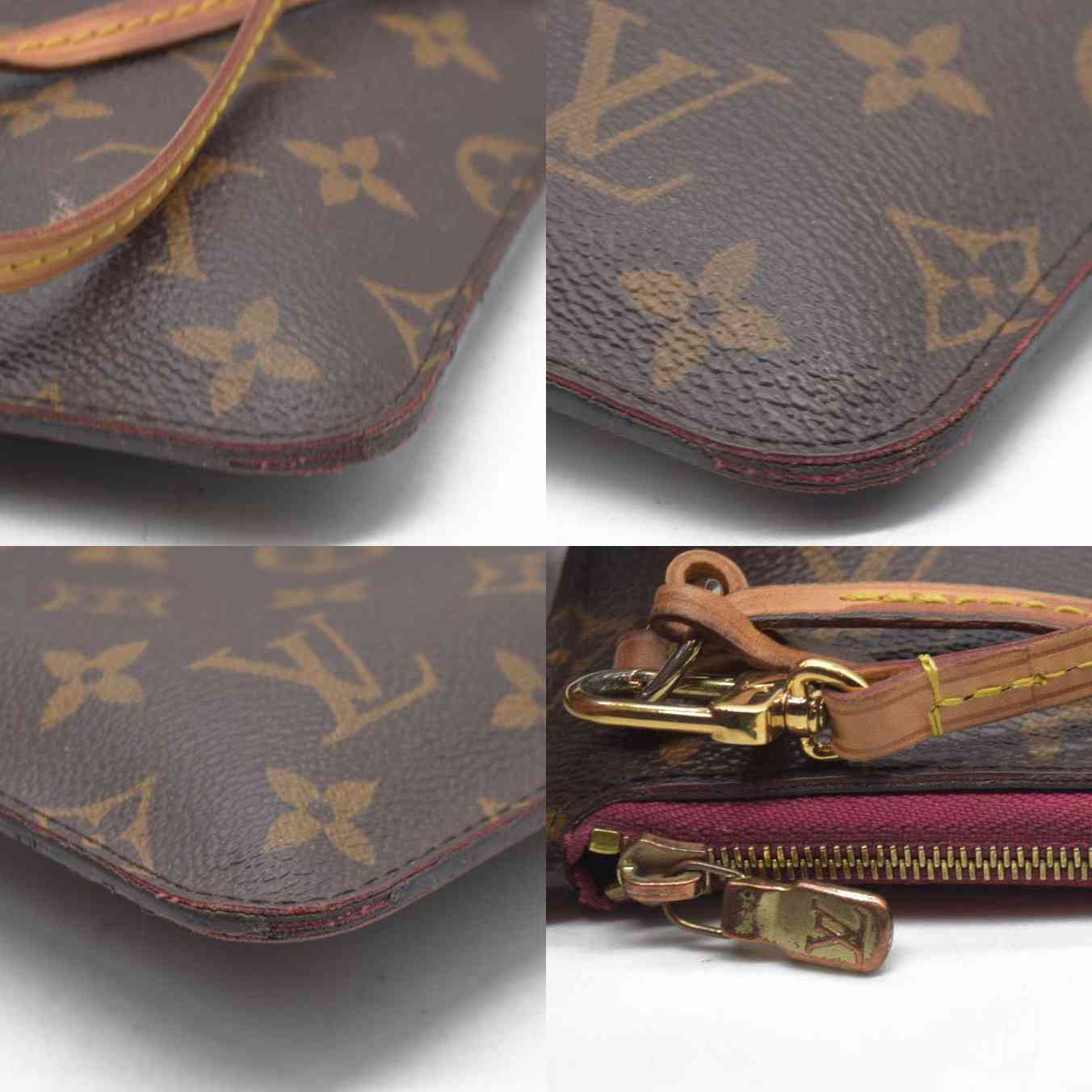 Louis Vuitton  Monogram Neverfull MM GM Pochette Pivoine