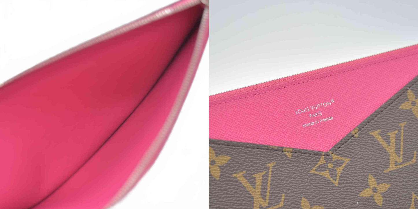 Louis Vuitton Calfskin Kirigami Zipped Pouch Insert Pondichery