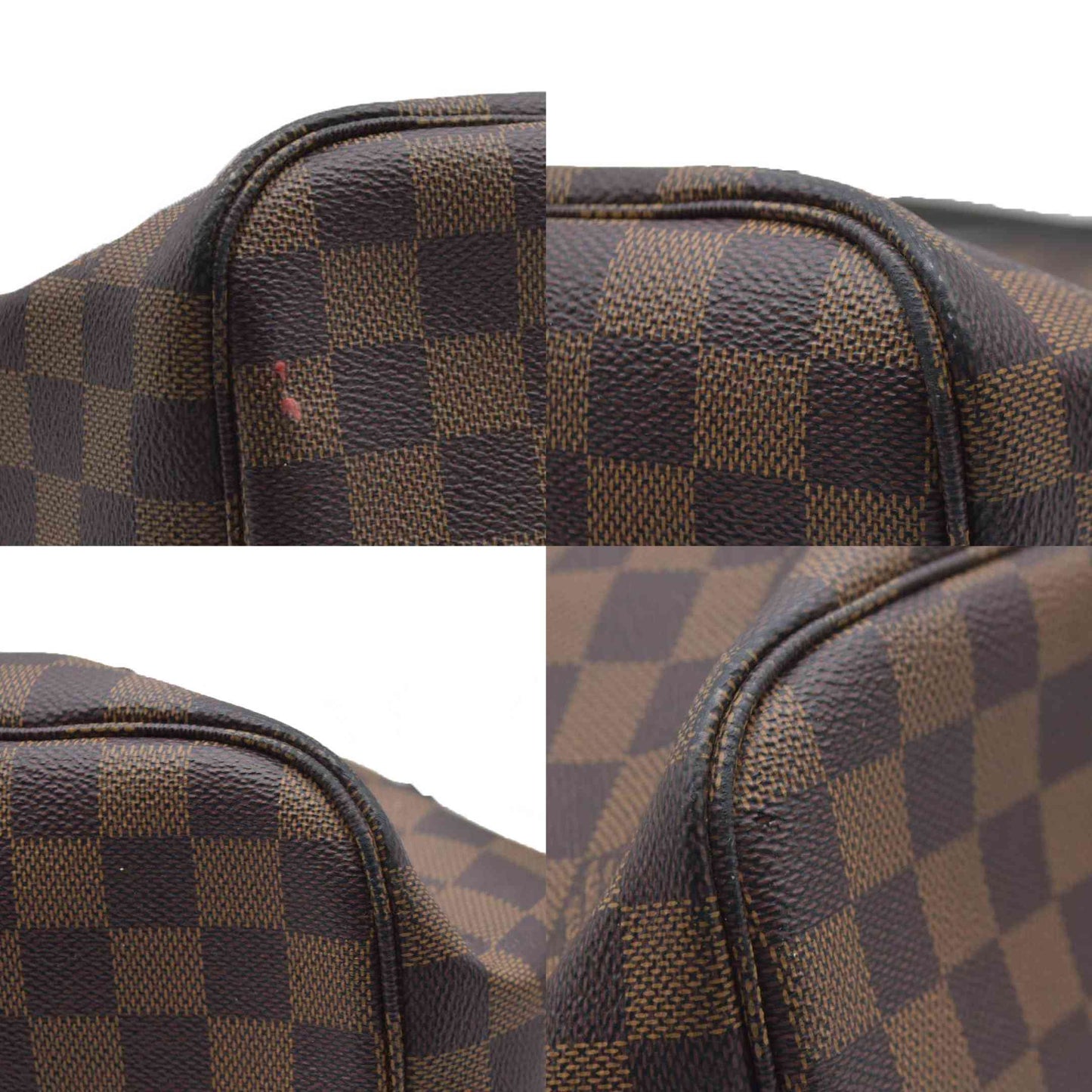 $2170 Louis Vuitton Damier Ebene Neverfull MM SD4192