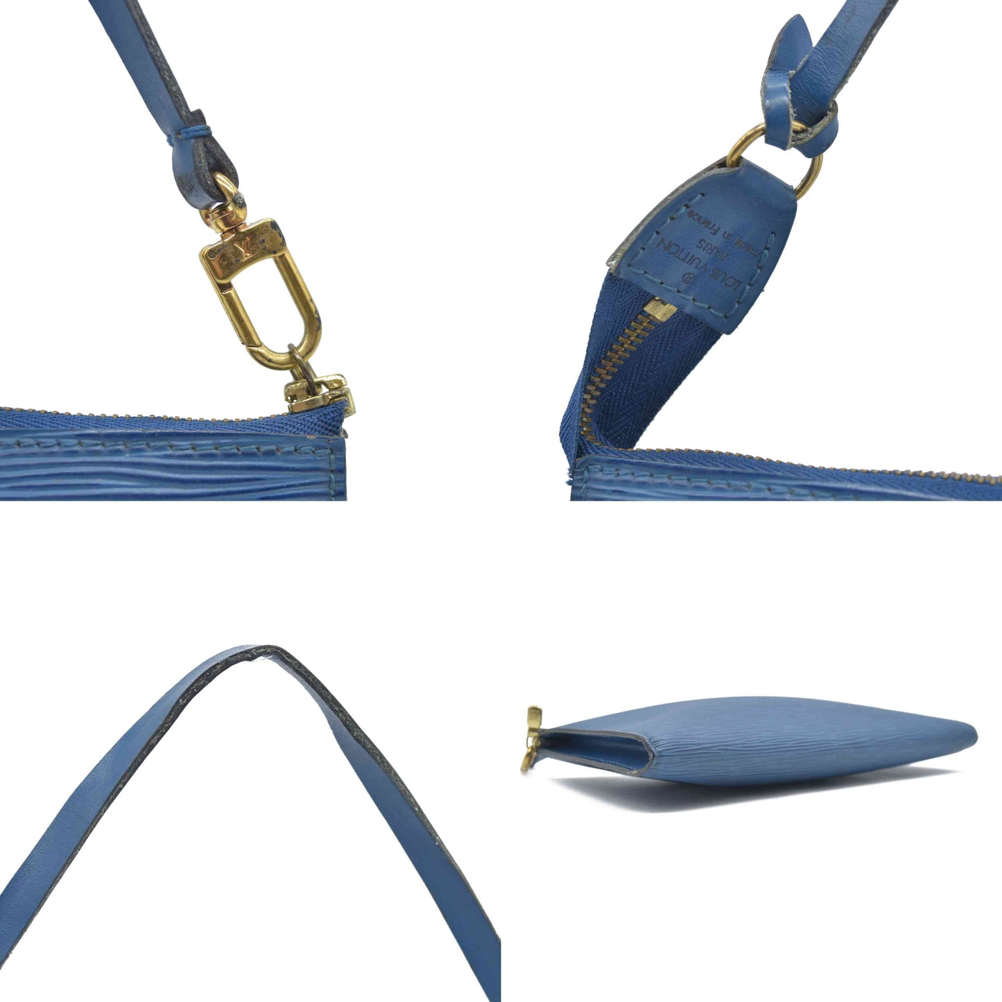 $1560 Louis Vuitton Epi Pochette Accessories Pouch Bag