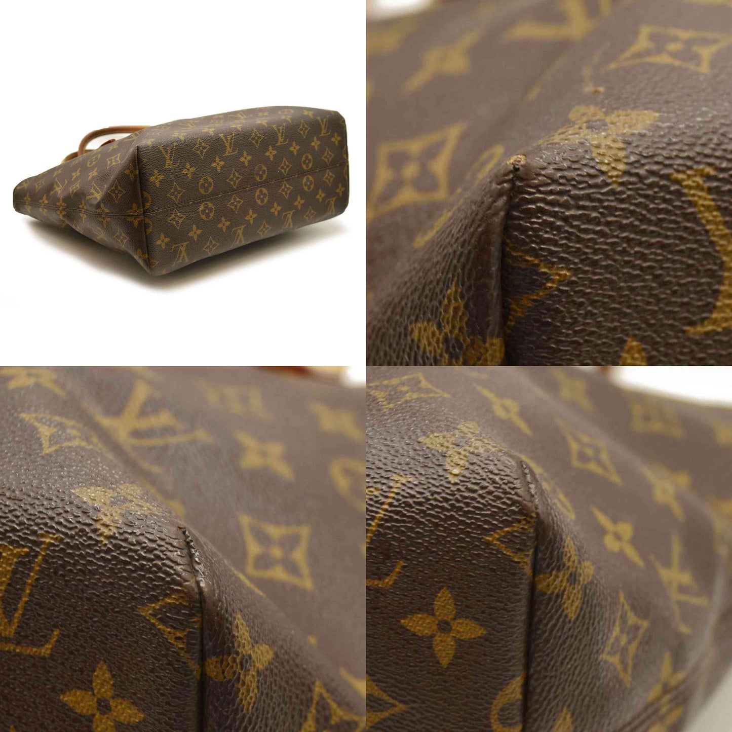 $1350 Louis Vuitton Monogram Raspail PM Tote CA1162