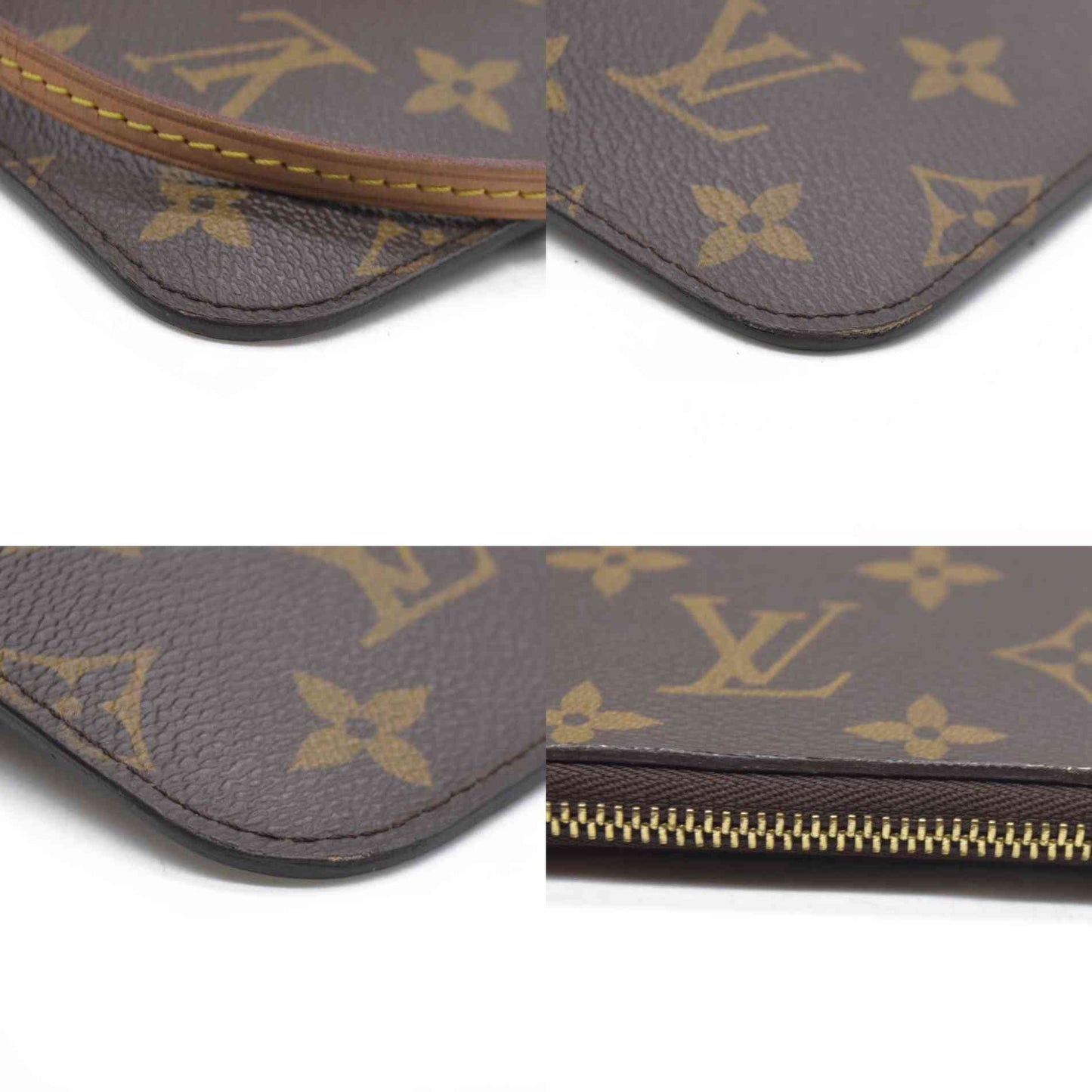 AUCTION $600 Louis Vuitton  Monogram Neo Neverfull GM MM Mimosa Pochette MS5113