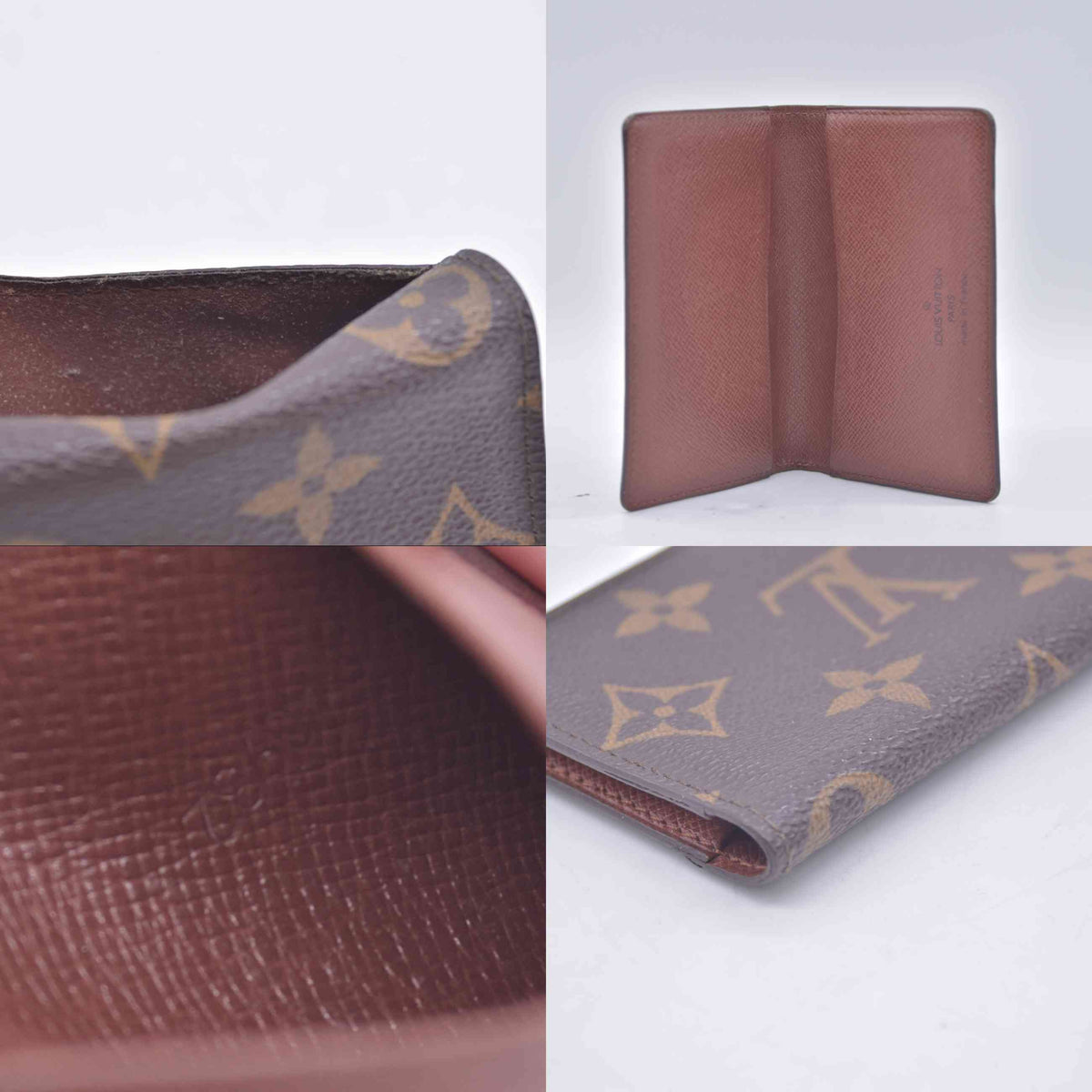 $395 1992 Louis Vuitton Bifold Slim Card Holder RA0982 10020991