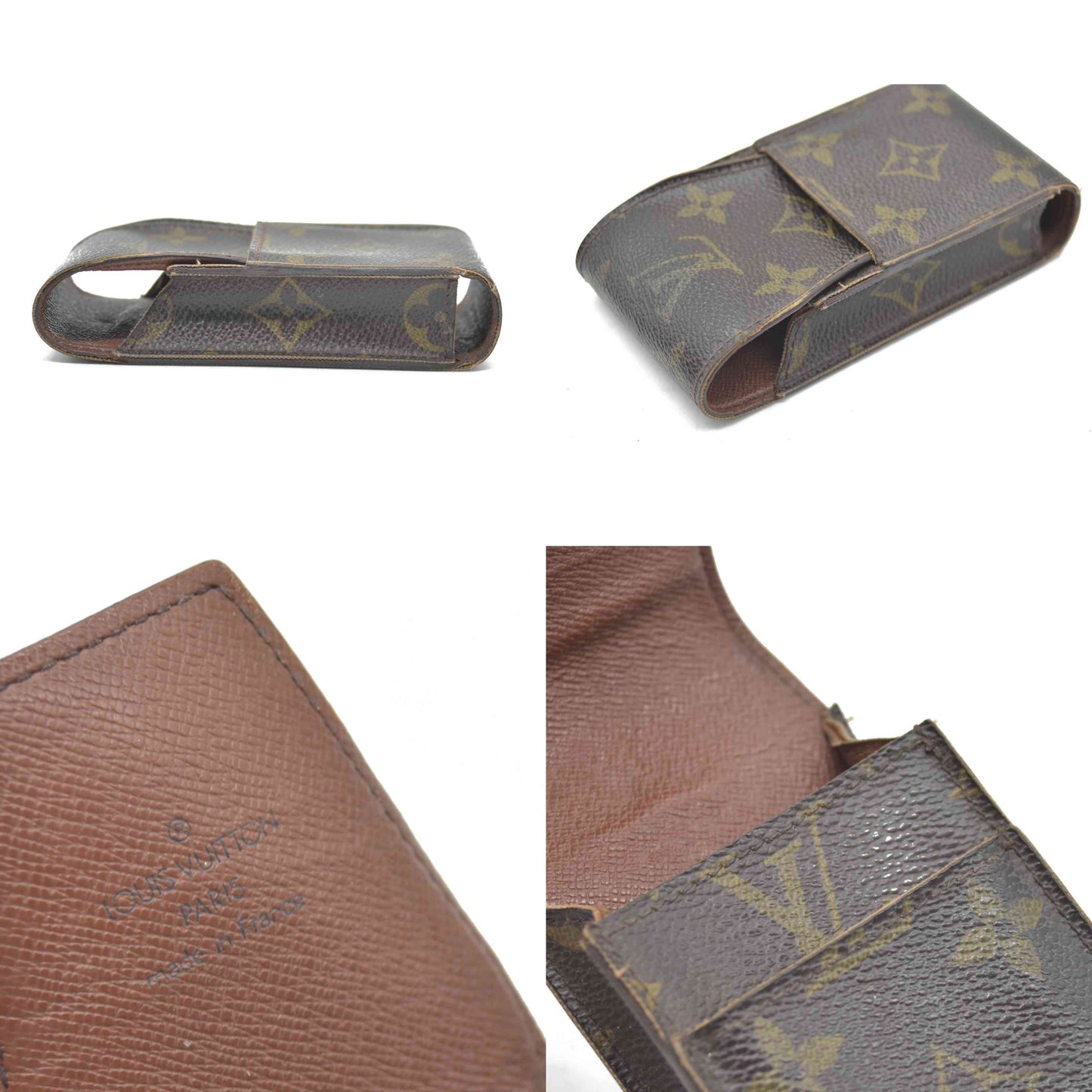 $295 Louis Vuitton Vintage Smoke Case Monogram CT0025 2005 CONSIGNMENT