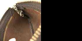 Louis Vuitton Monogram Pochette Cles Wallet Coin Purse Brown 861