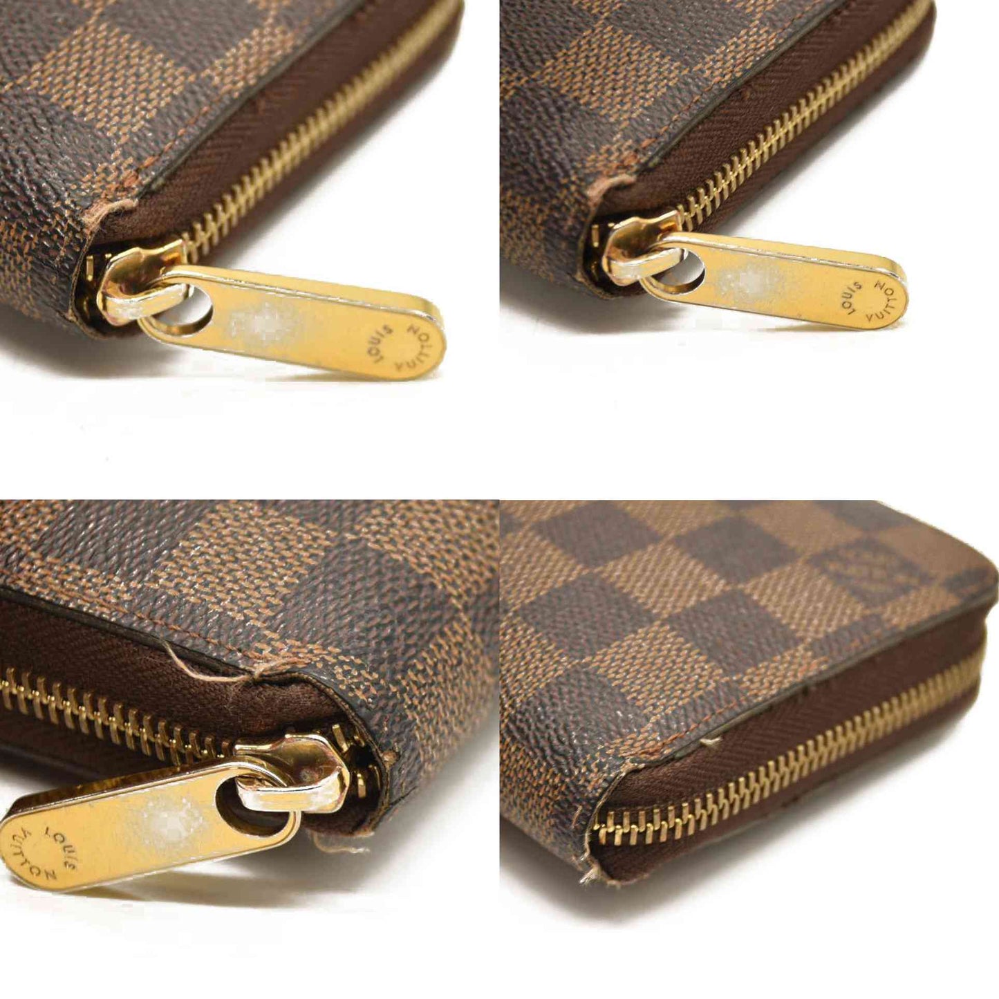 Louis Vuitton  Damier Ebene Zippy Wallet SD1103