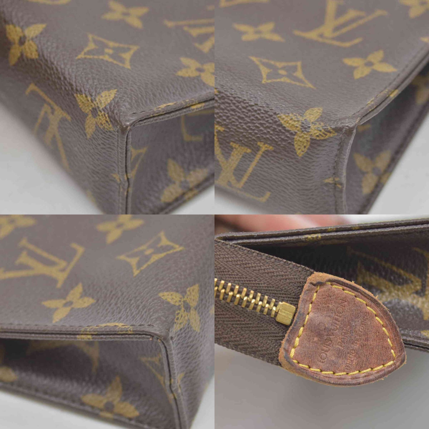 Louis Vuitton Monogram Poche Toilette 15 Cosmetic Pouch