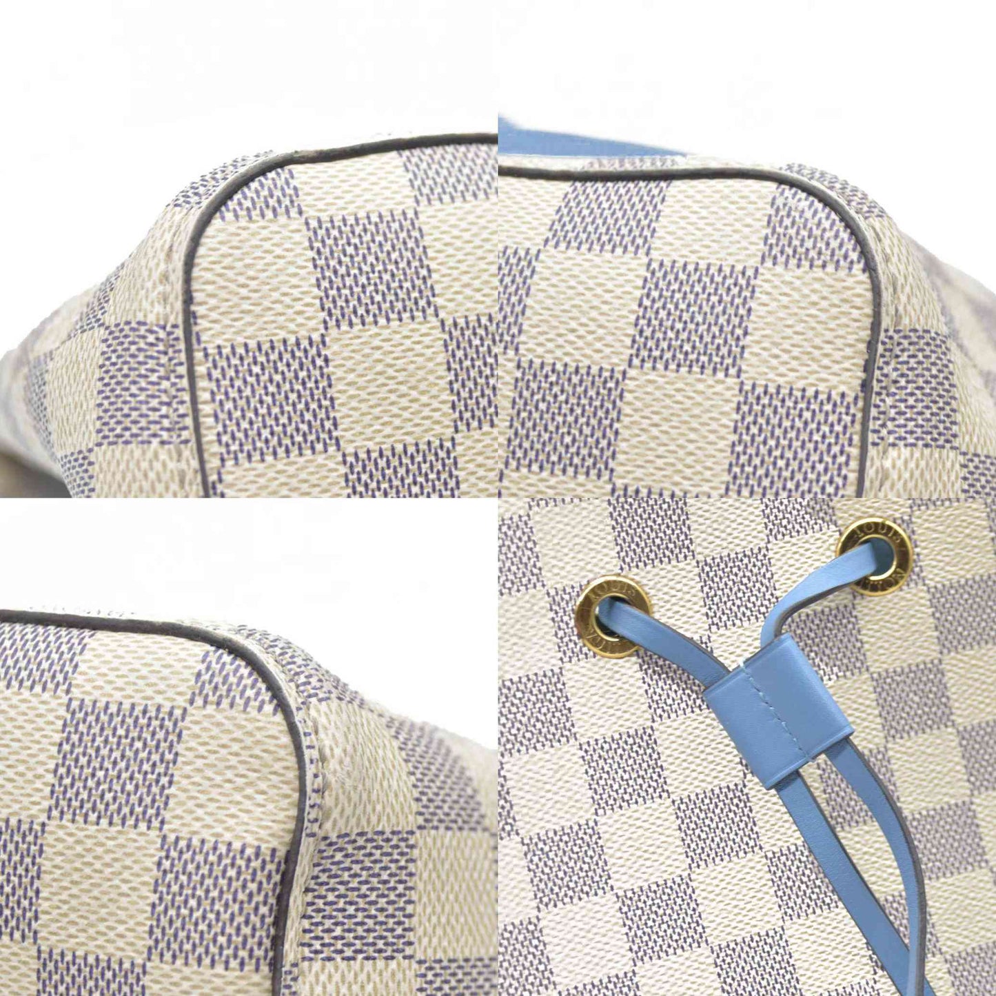 $2030 CONSIGNMENT Louis Vuitton  Damier Azur Neonoe MM Bleuet