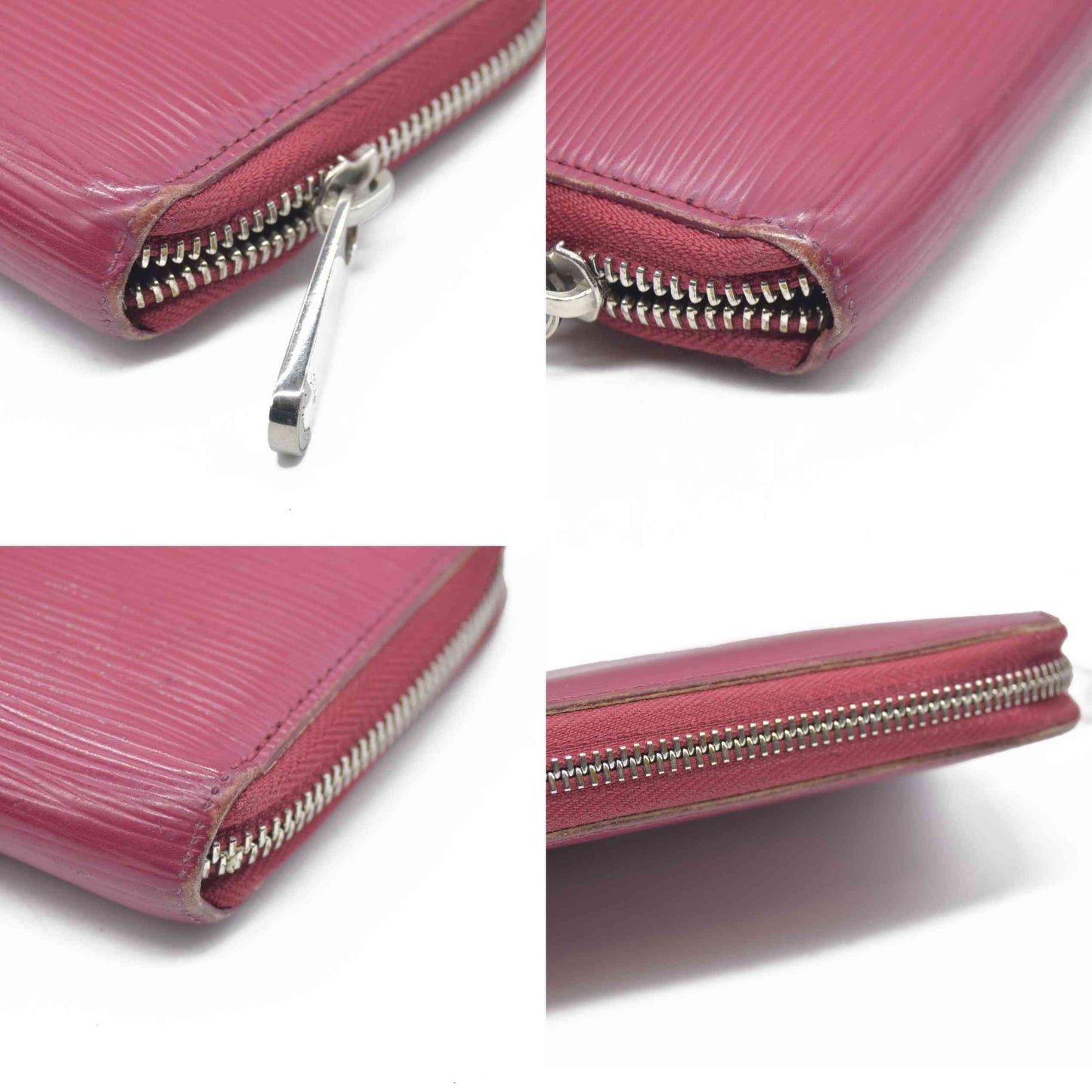 $965 Louis Vuitton Epi Leather Zippy Zip Around Long Wallet Purse MI4101