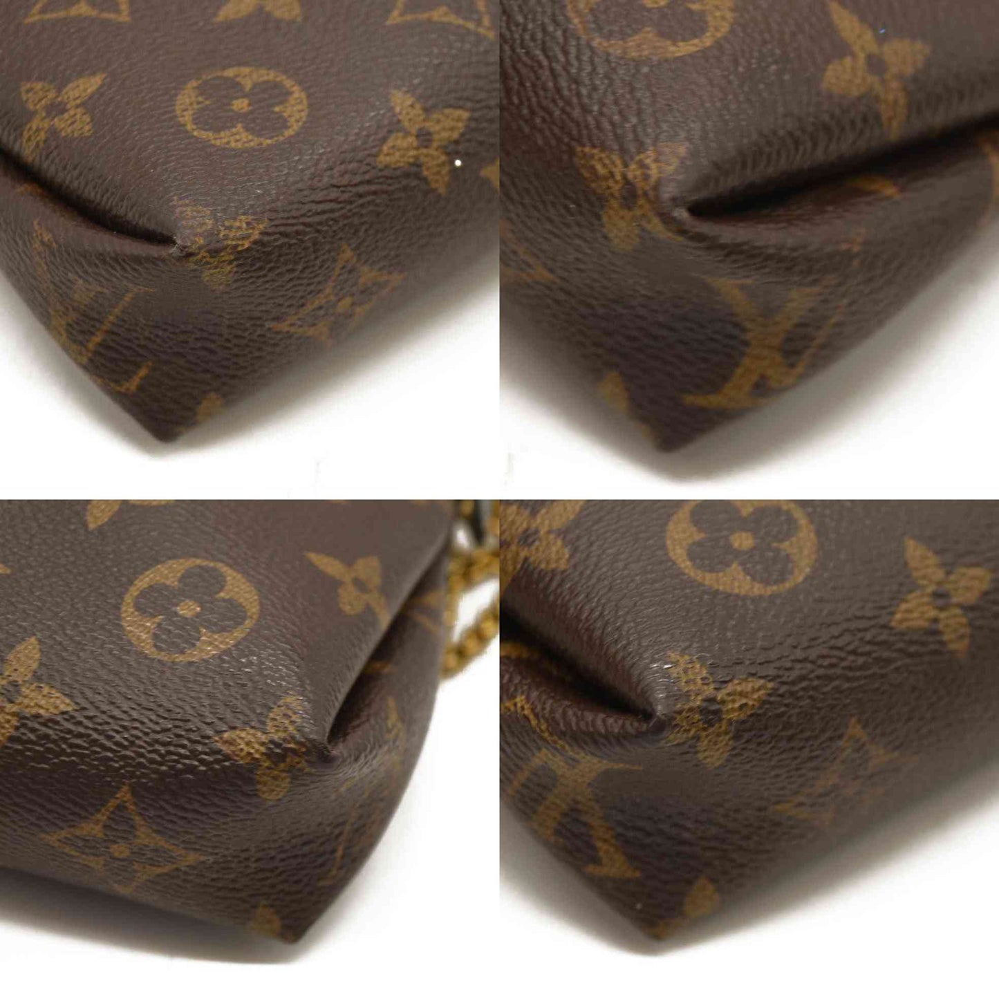 Louis Vuitton  Monogram Pallas Clutch Black