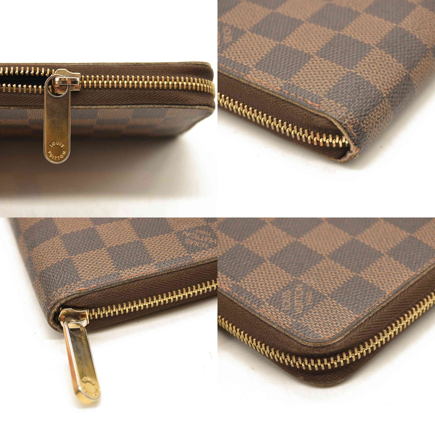 Louis Vuitton  Damier Ebene Zippy Wallet VI0078