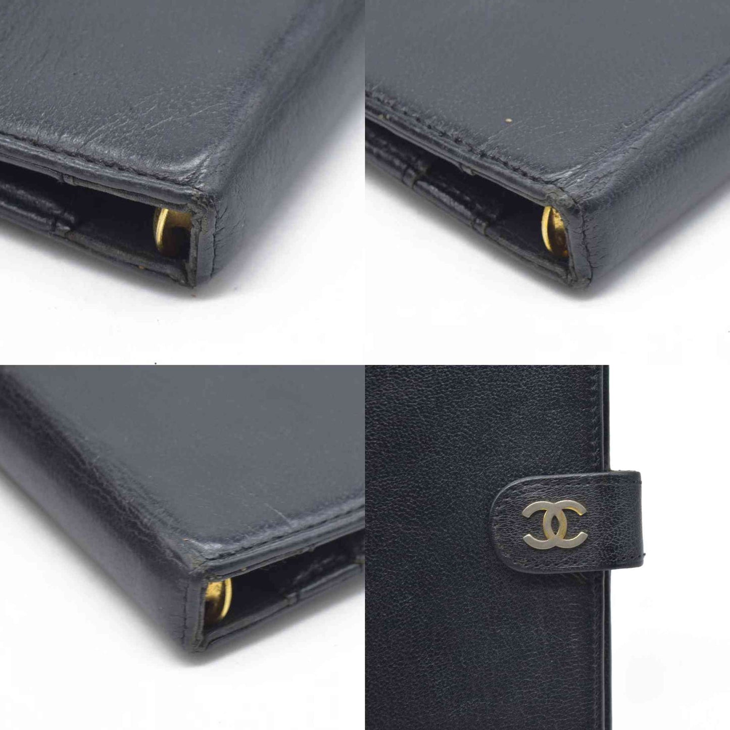 CHANEL CC  Leather Agenda Planner Notebook Cover