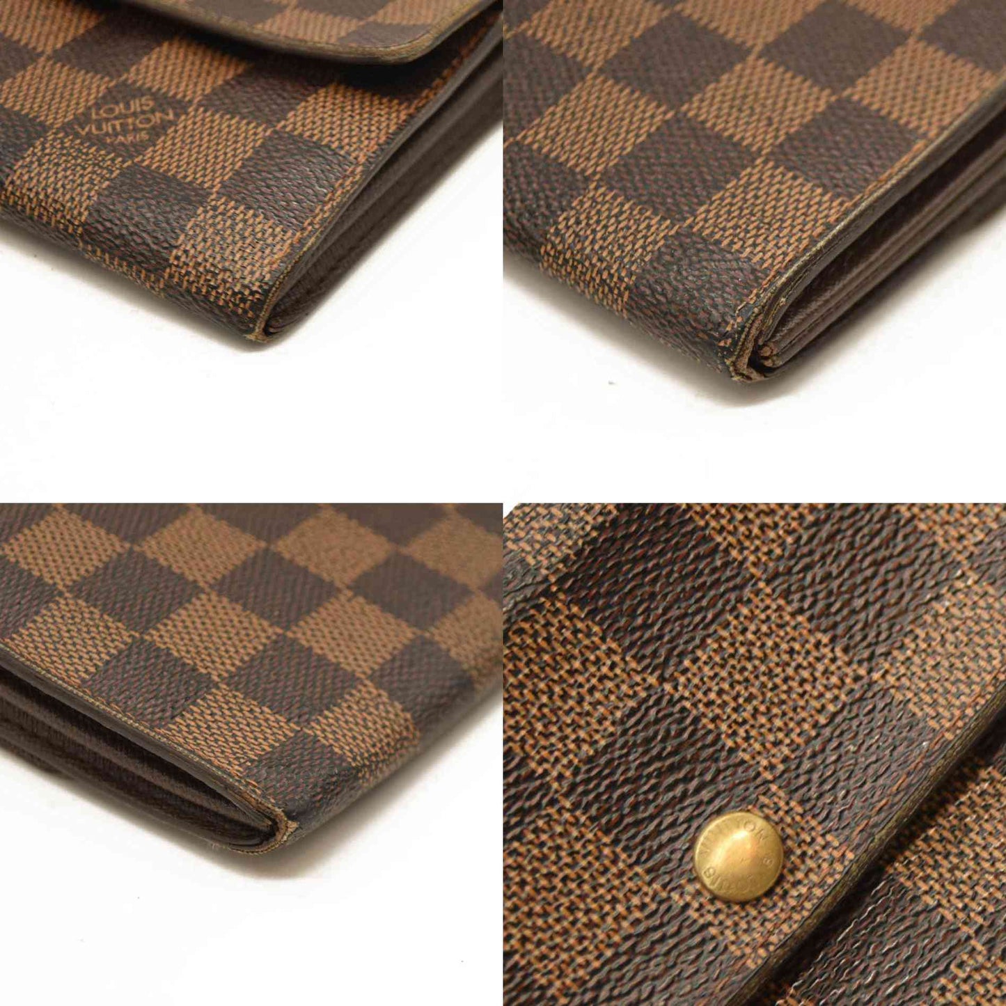 Louis Vuitton  Damier Ebene Sarah Wallet CA0024