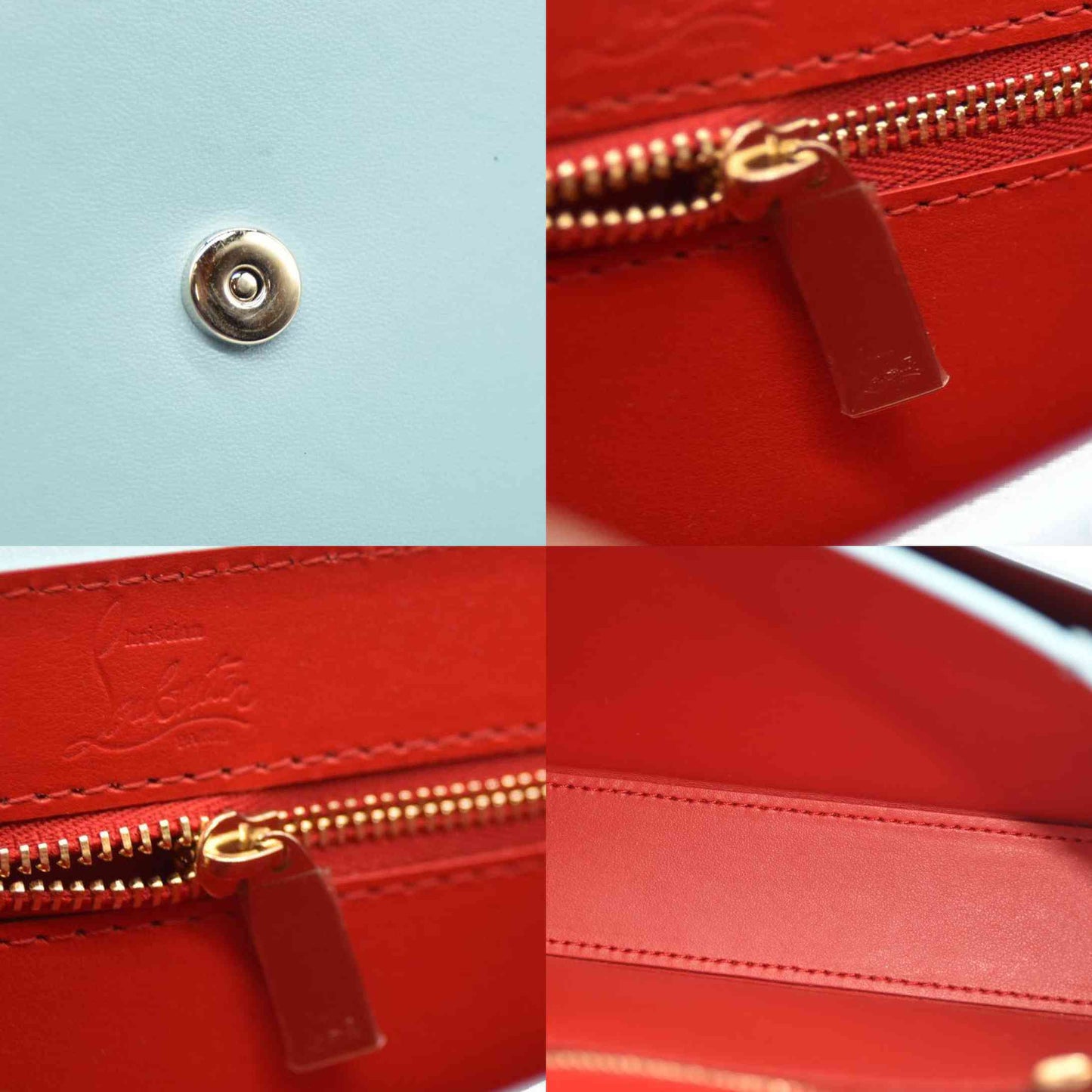 Christian Louboutin  Calfskin Loubi54 Crossbody Bag Mineral