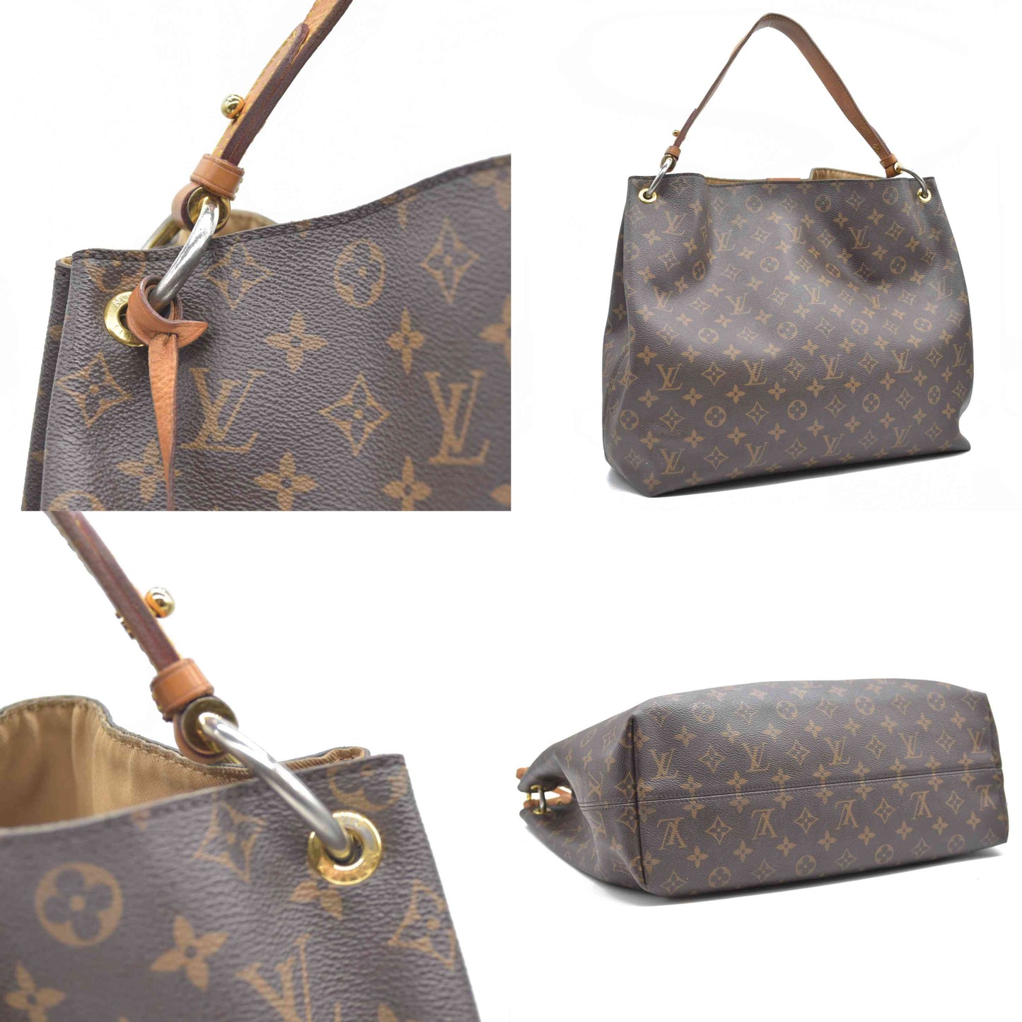 AUCTION $2120 Louis Vuitton  Monogram Graceful MM TX0199