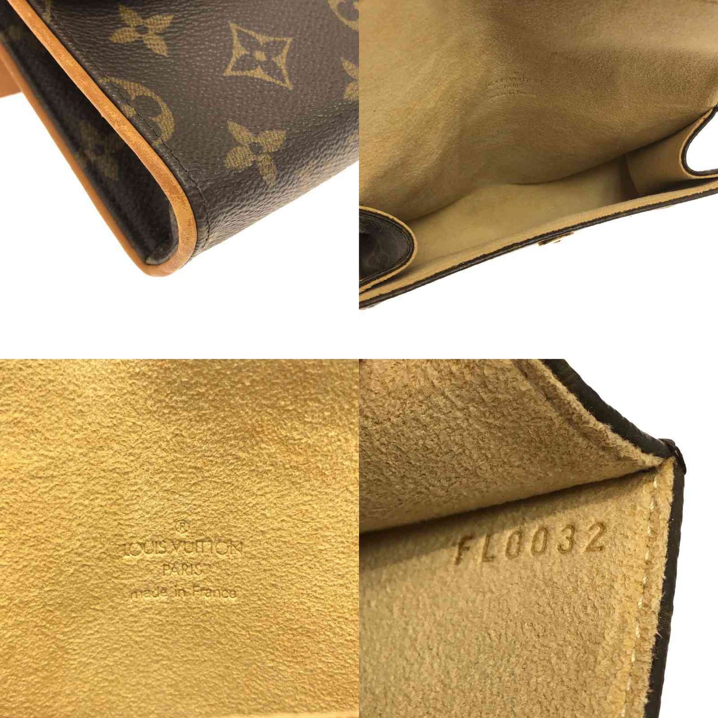 LOUIS VUITTON  Monogram Pochette Florentine FL0032