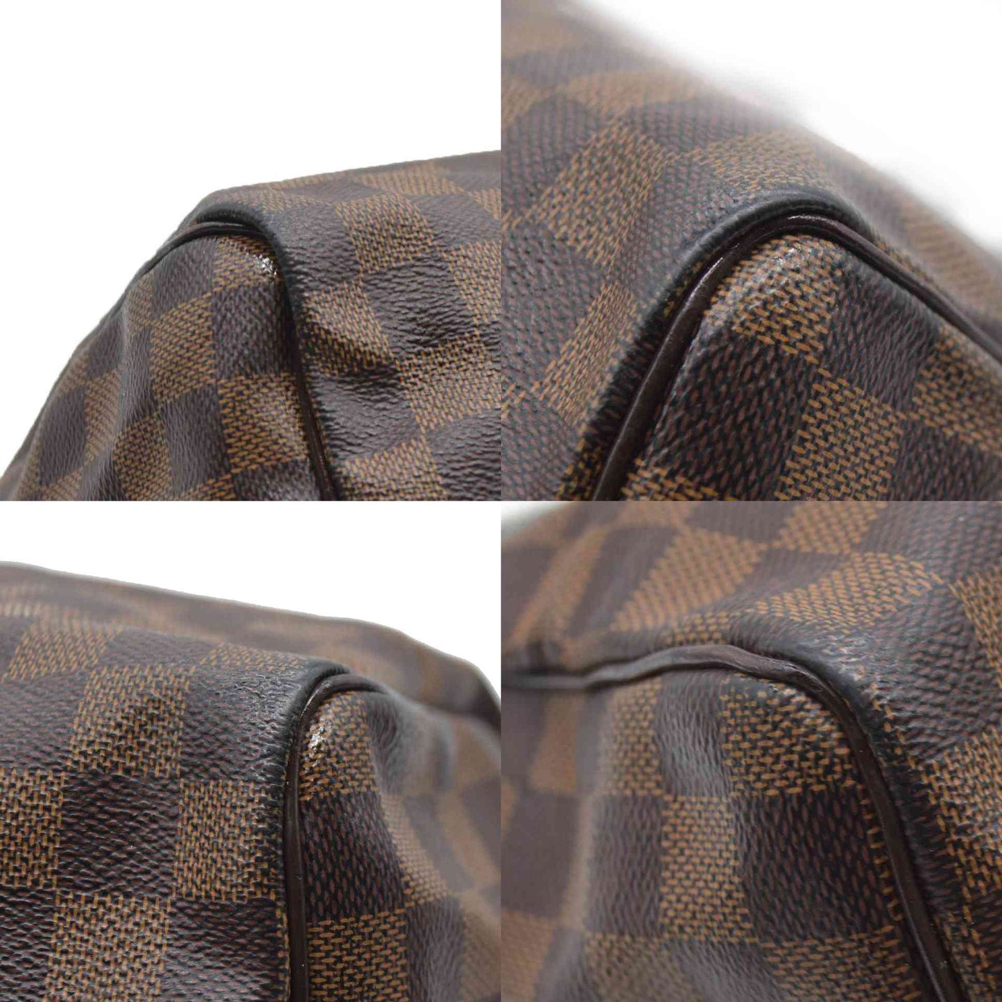 $1940 Louis Vuitton Damier Ebene Speedy Bandouliere 25 CT0138
