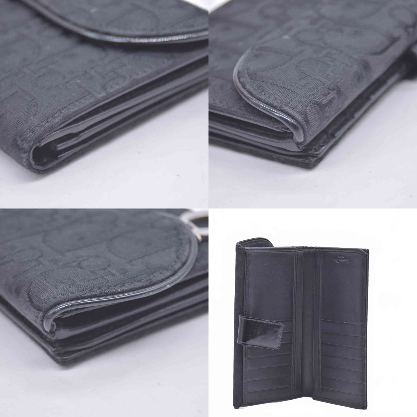 $1050 Christian Dior Vintage Saddle Continental Wallet CONSIGNMENT