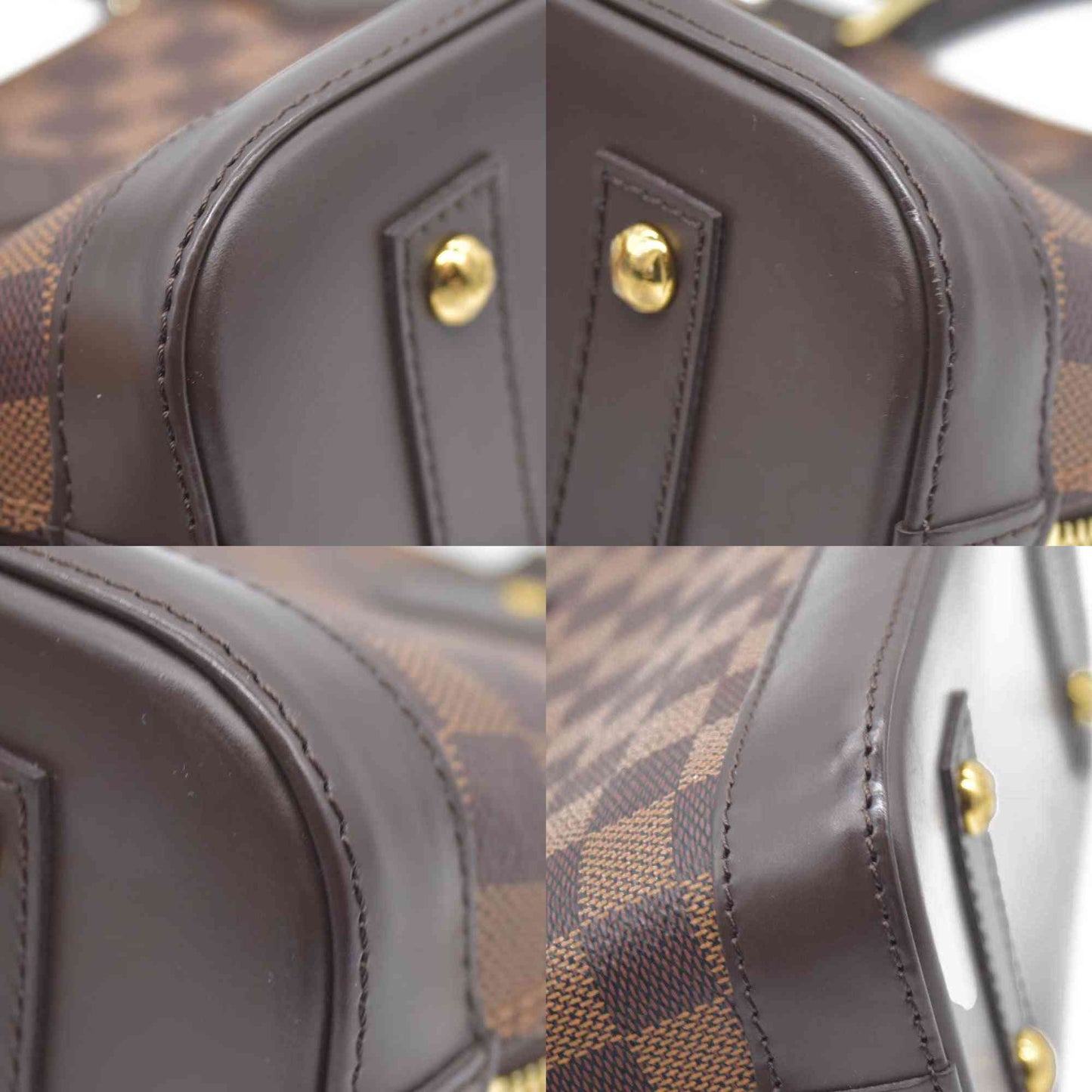 $1940 Louis Vuitton  Damier Ebene Alma BB