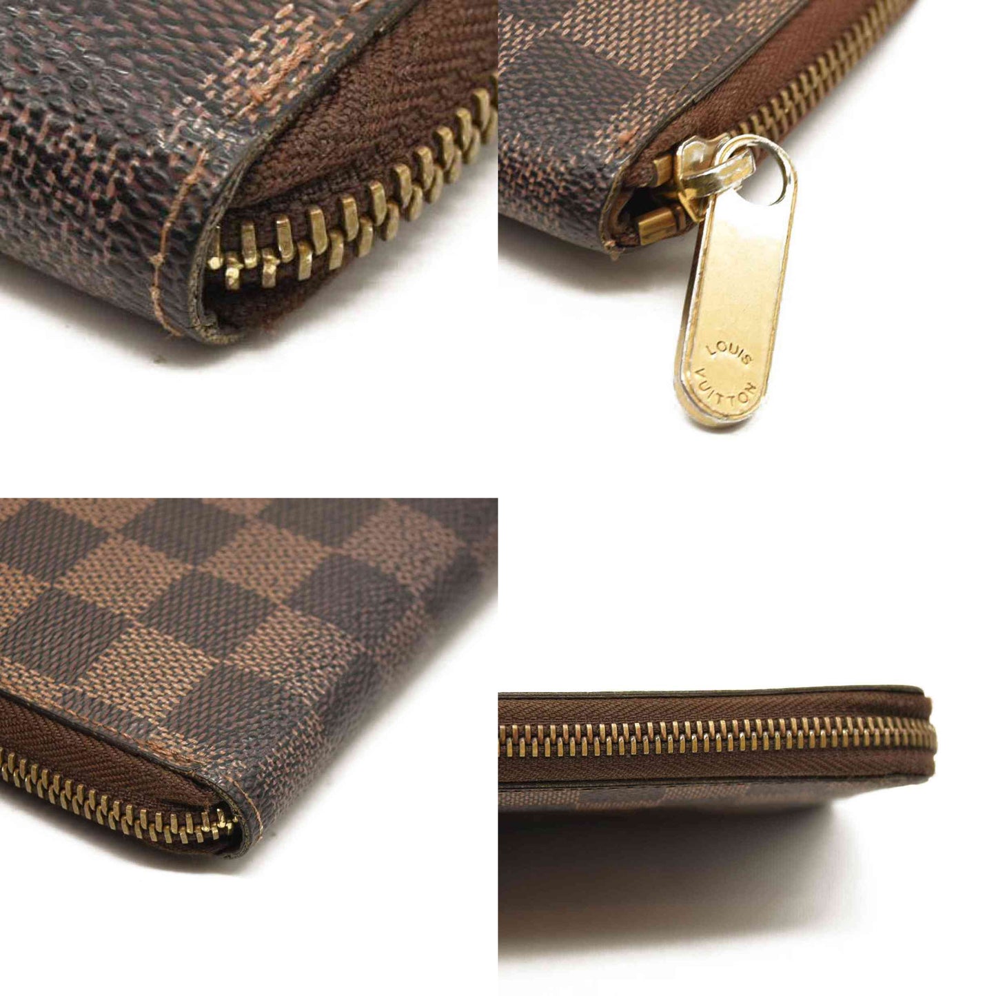 Louis Vuitton  Damier Ebene Compact Zippy Wallet MI3170