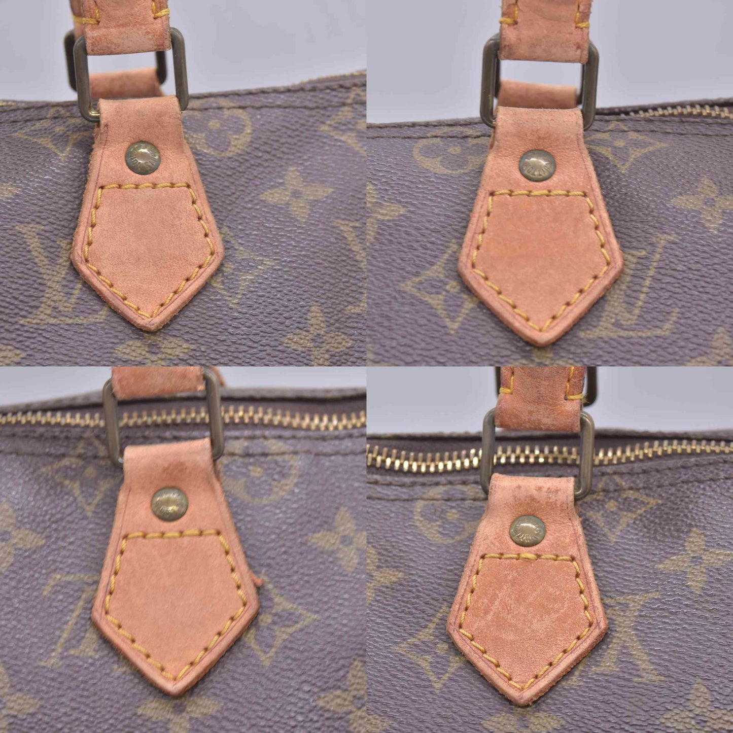 $1550 1984 Louis Vuitton Monogram Speedy 30 MB844