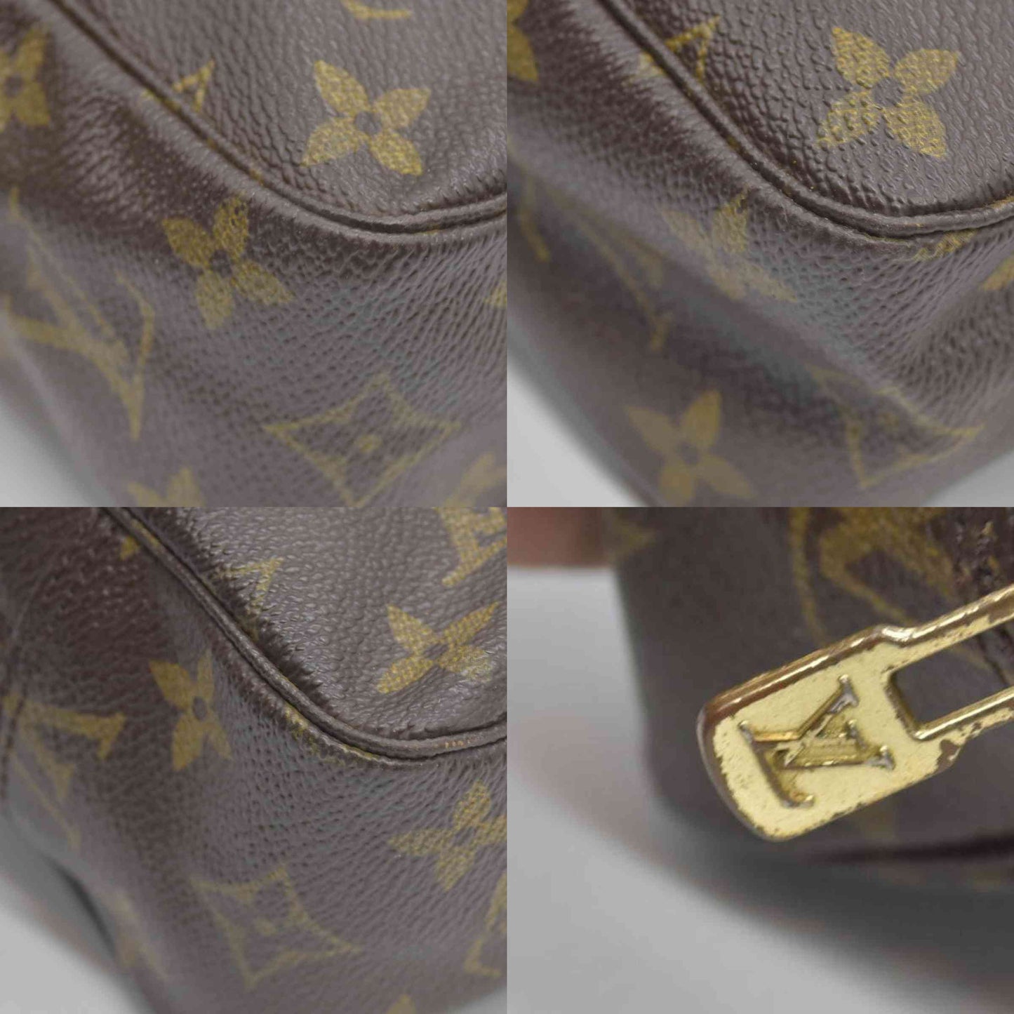 Louis Vuitton Monogram Trousse Toilette 23 Clutch Pouch Bag TH8904