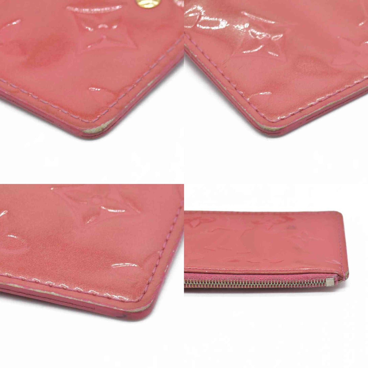 Louis Vuitton Monogram Vernis Pochette Cles Wallet Coin Purse