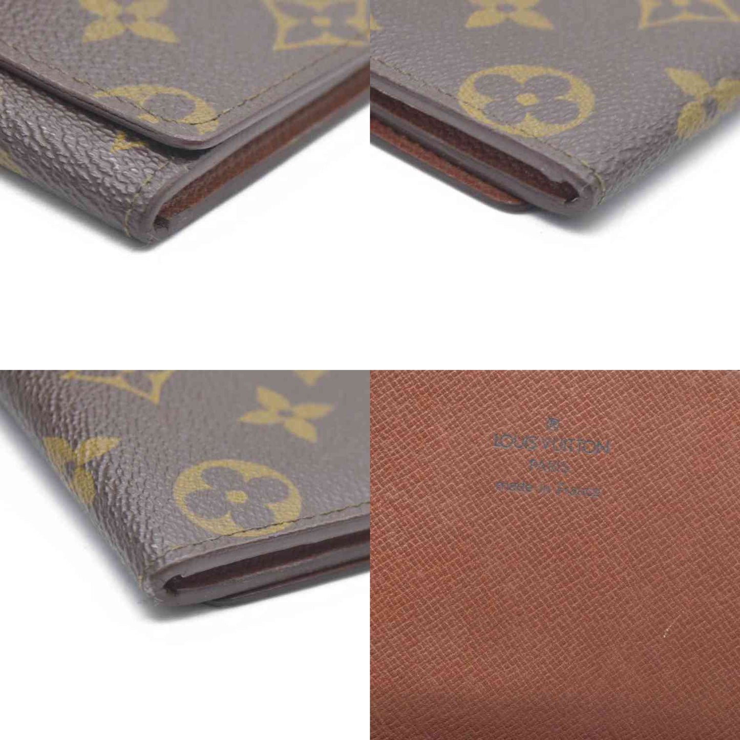 AUCTION $545 Louis Vuitton  Monogram Porte Yen 3 Cartes Credit Wallet MI0913