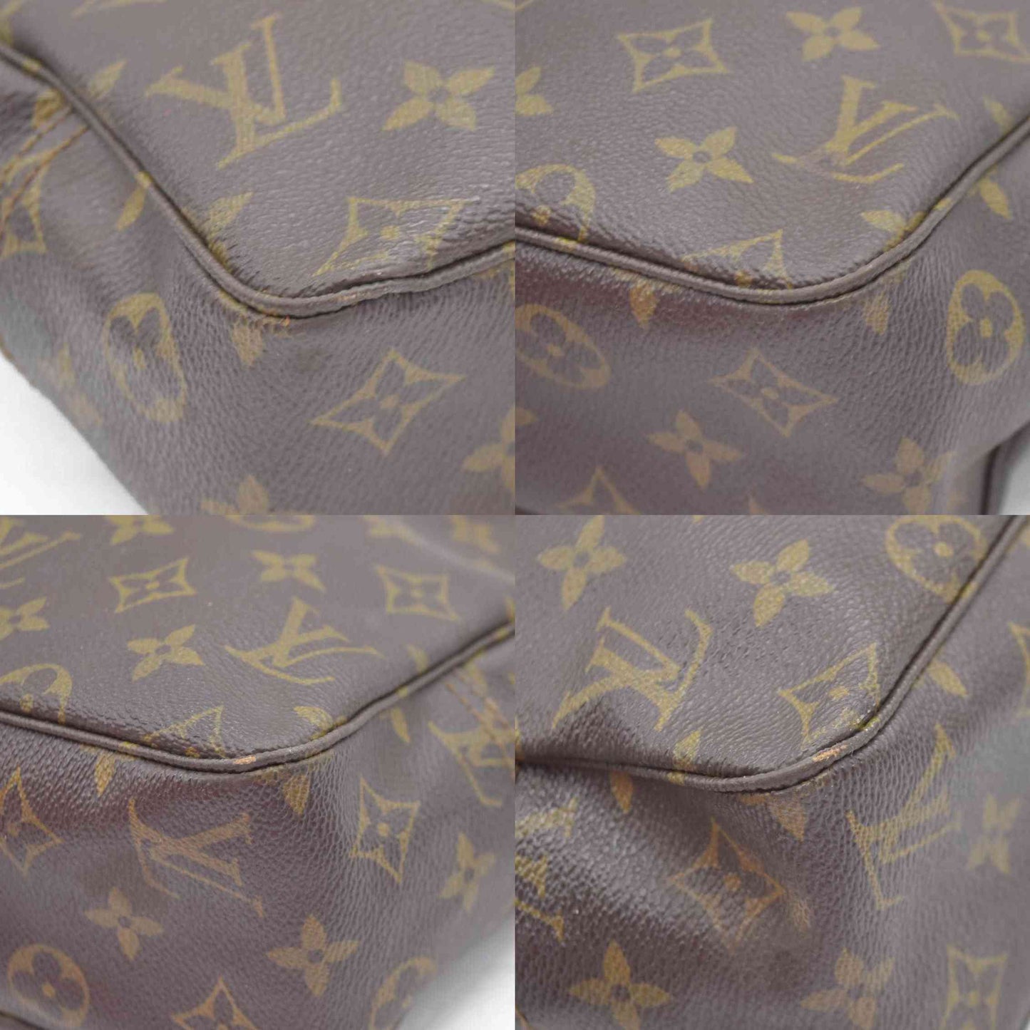 $675 Louis Vuitton Monogram Trousse Toilette 28 Clutch Pouch Bag 831