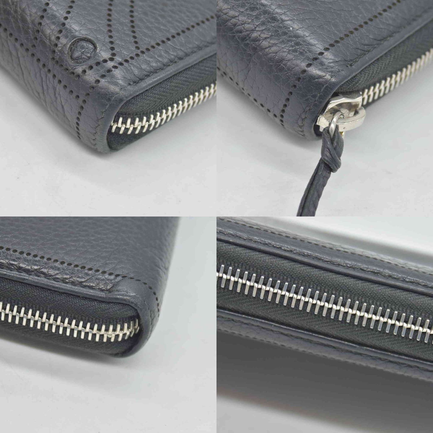$650 Balenciaga Leather Continental Wallet CONSIGNMENT
