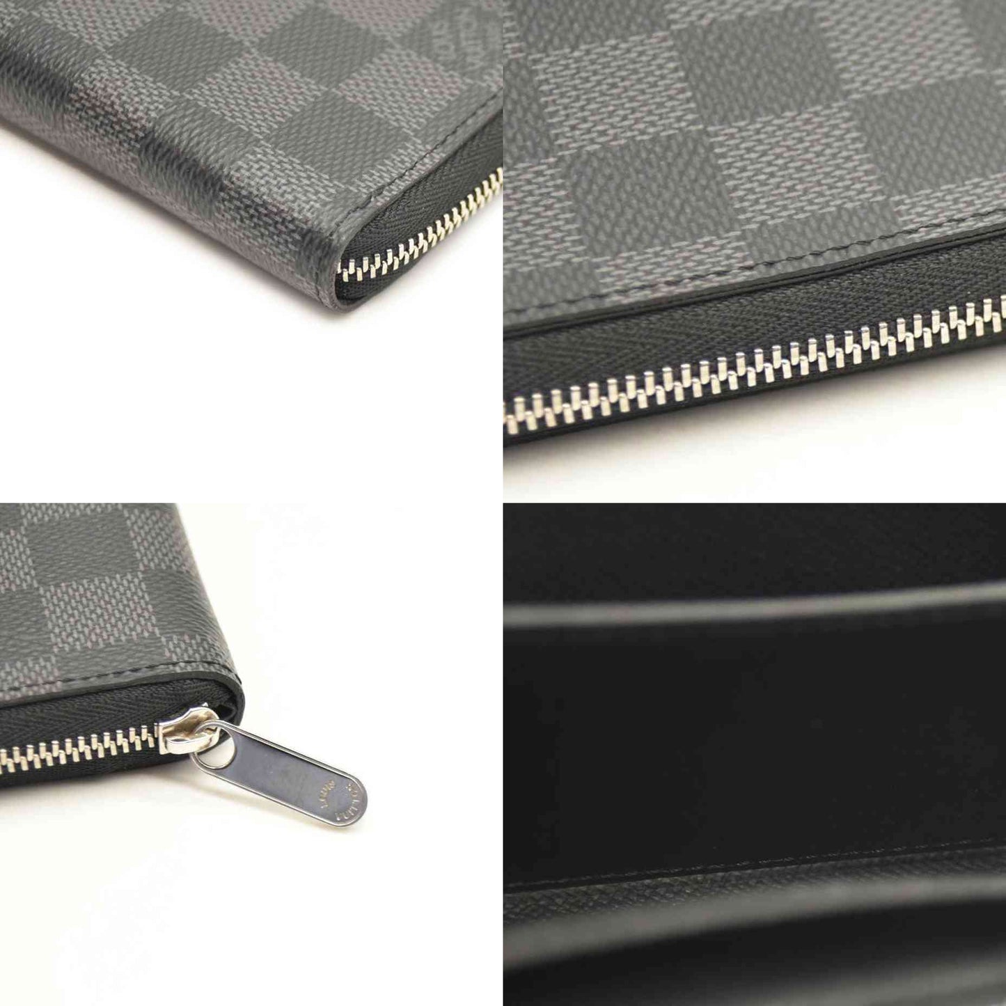 Louis Vuitton  Damier Graphite Zippy Coin Purse Vertical MI5118
