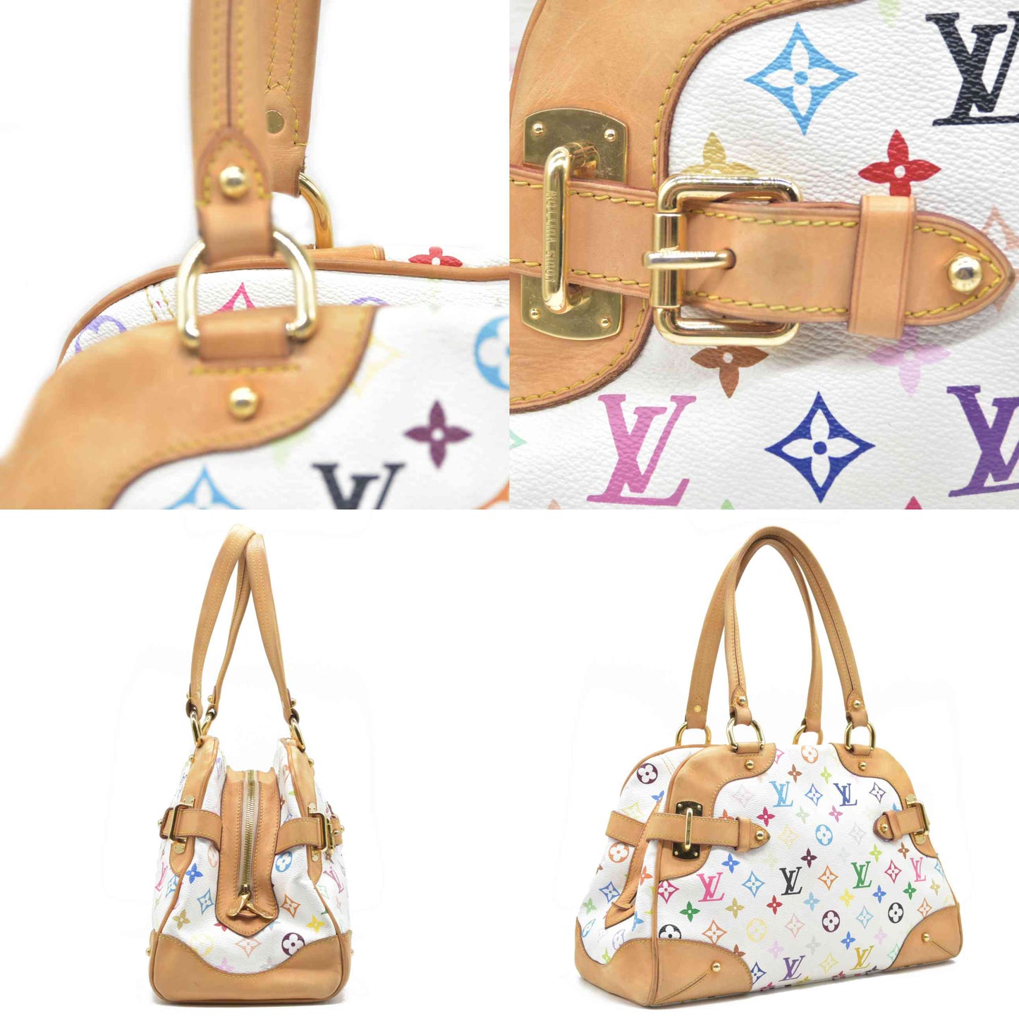 $2410 Louis Vuitton Multicolore Monogram Claudia