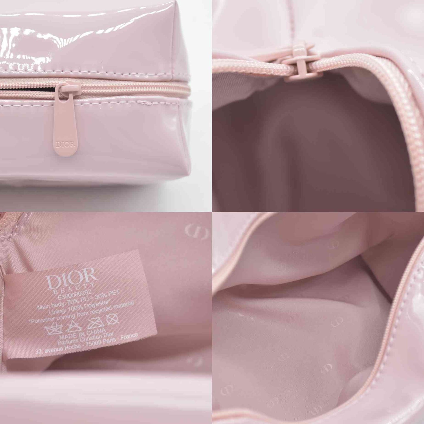 Dior Beauty Pale Pink GWP Valentines 2026 Cosmetic Pouch Logo