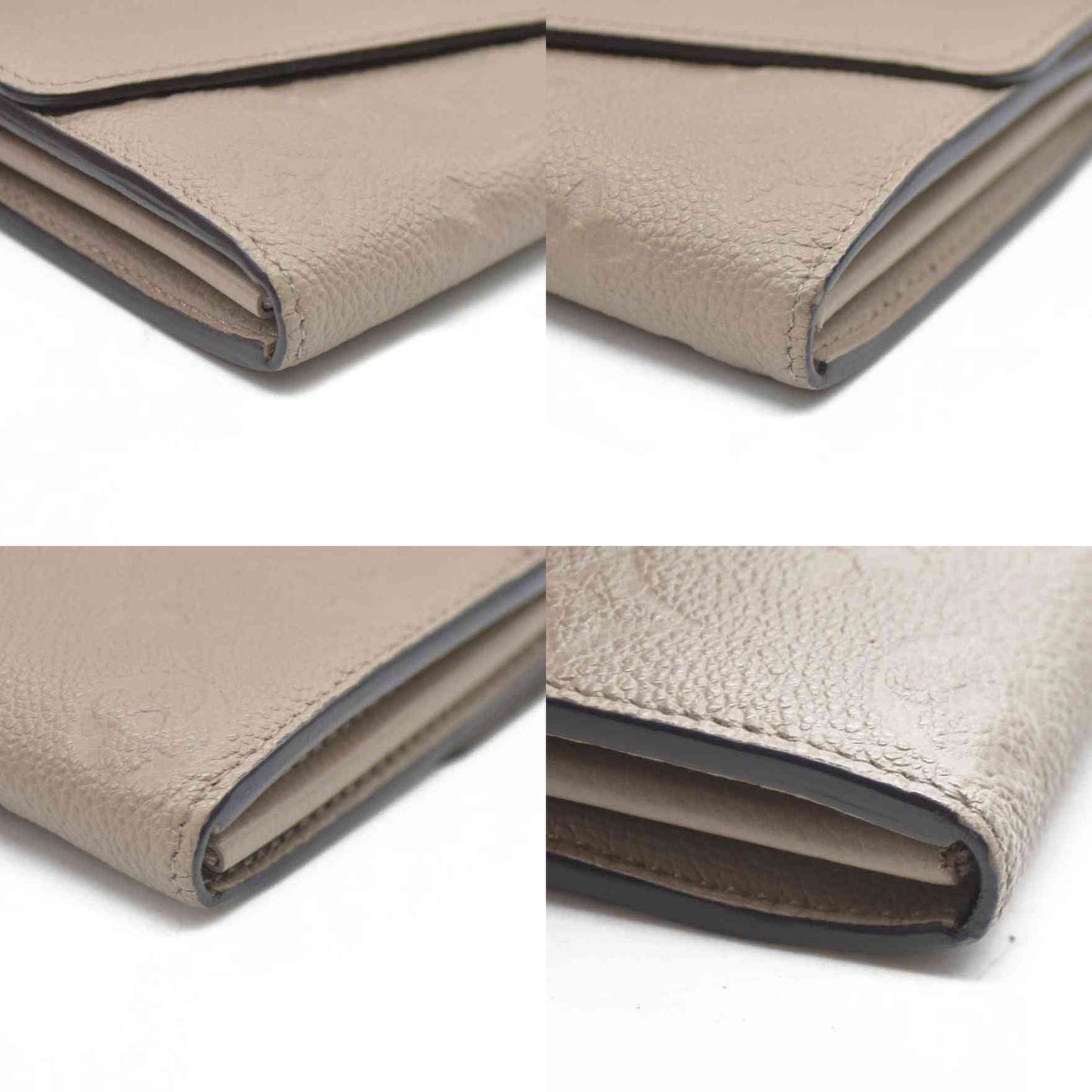 Louis Vuitton $1030 Monogram Empreinte Portefeiulle Sarah Bifold Long Wallet/7BH0009