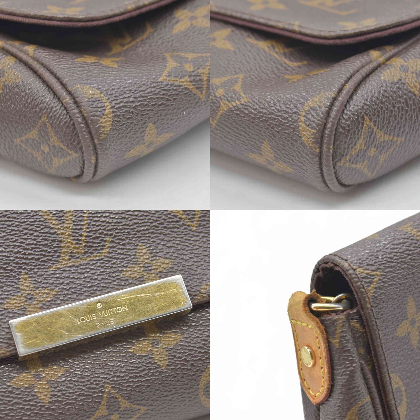 $1670 2014 Louis Vuitton Favorite MM Monogram SA1114