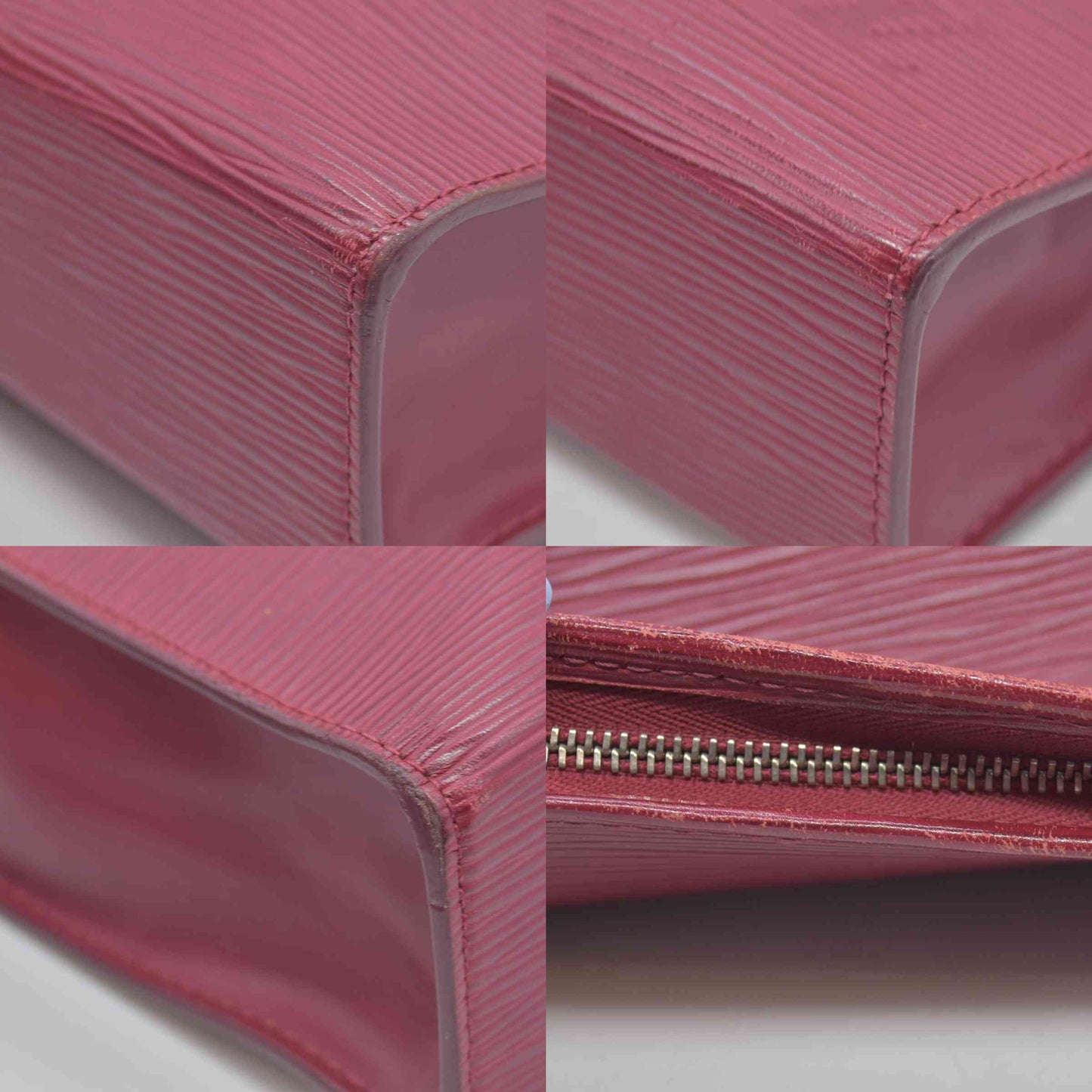 $880 2018 Louis Vuitton Epi Toiletry Pouch 26 Fuchsia Bag TA2198