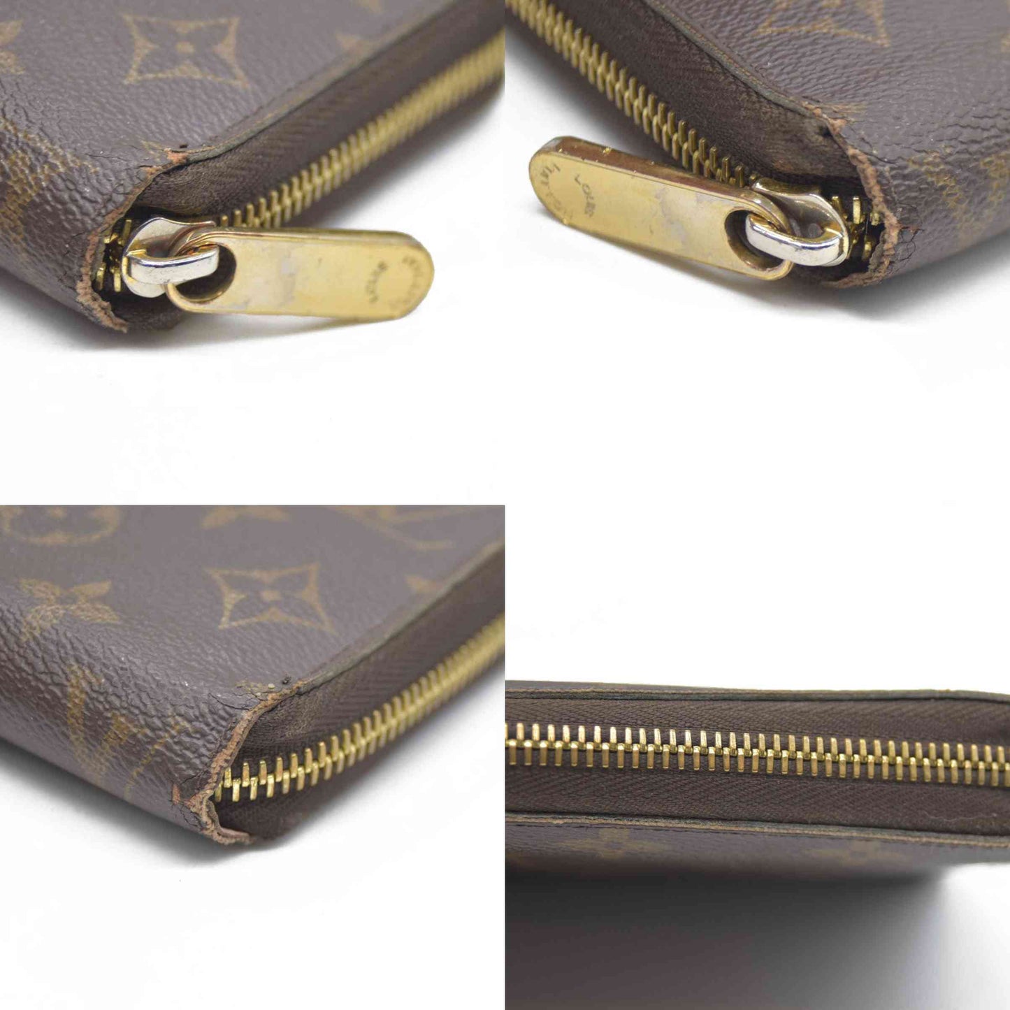Louis Vuitton $915 Monogram Zippy Zip Around Long Wallet Purse LM0270