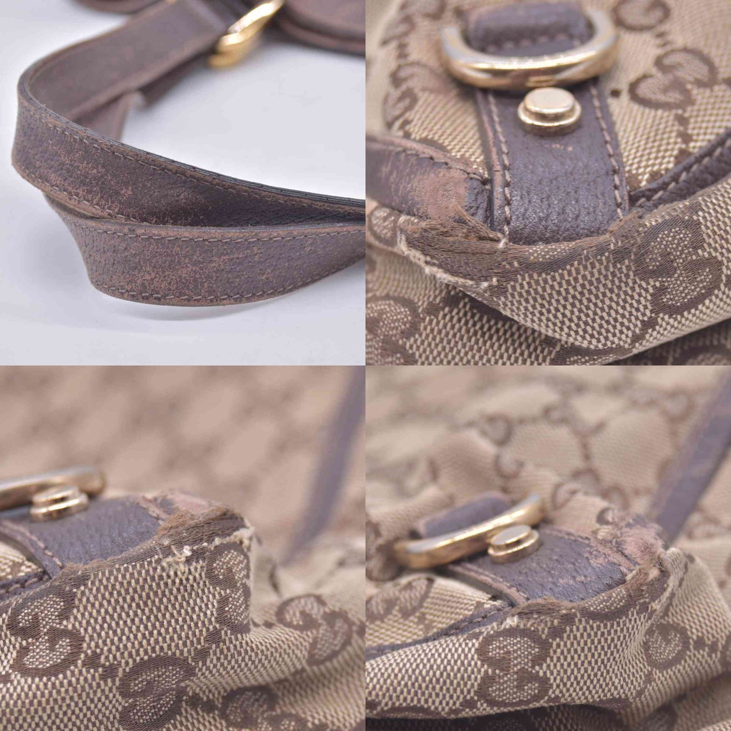 $1100 Gucci  Abbey D Ring Tote