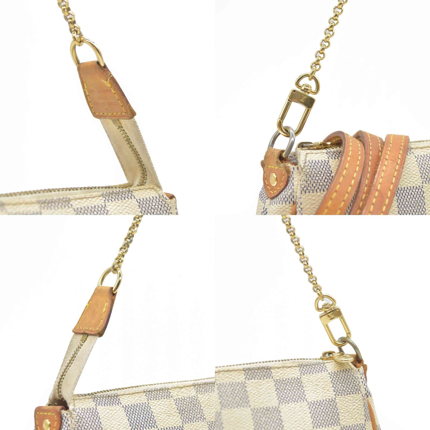 Louis Vuitton  Damier Azur Eva Clutch DU4190