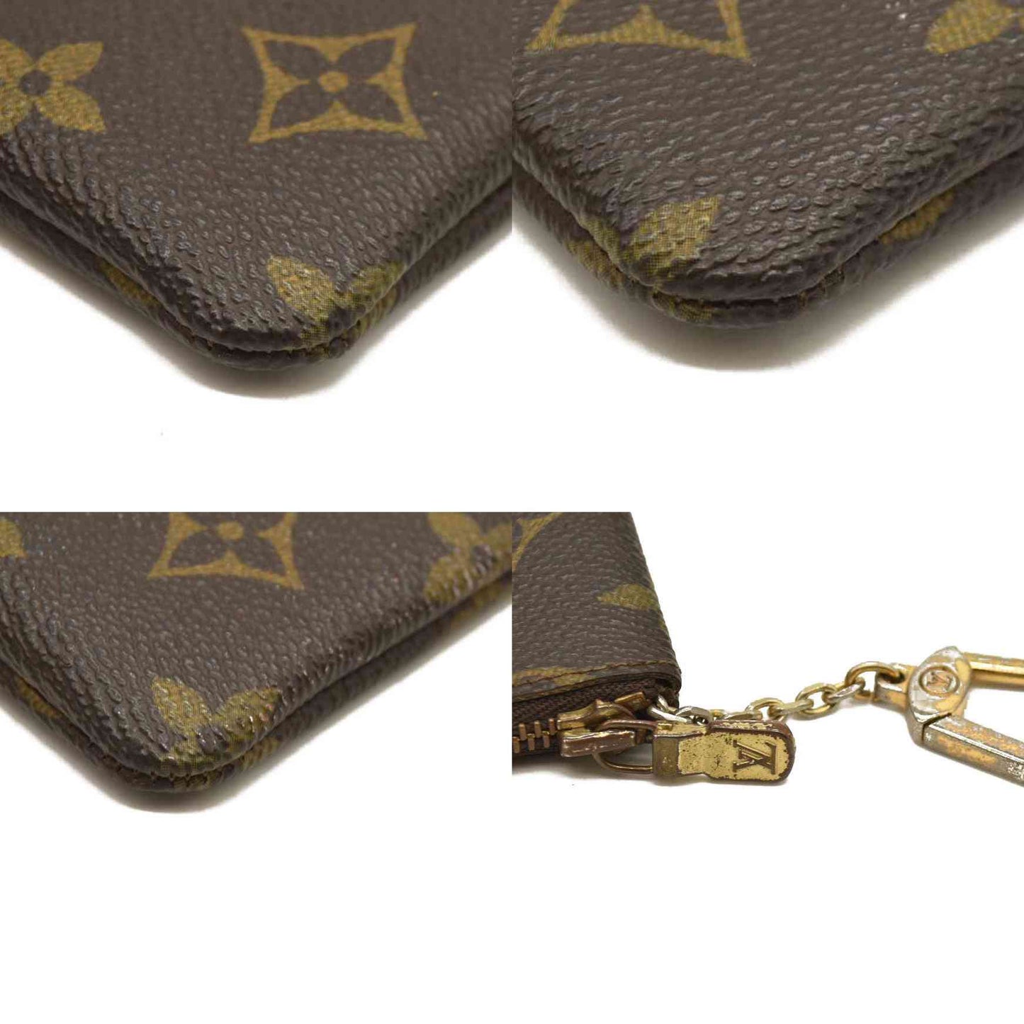 Louis Vuitton  Monogram Key Pouch 884ET