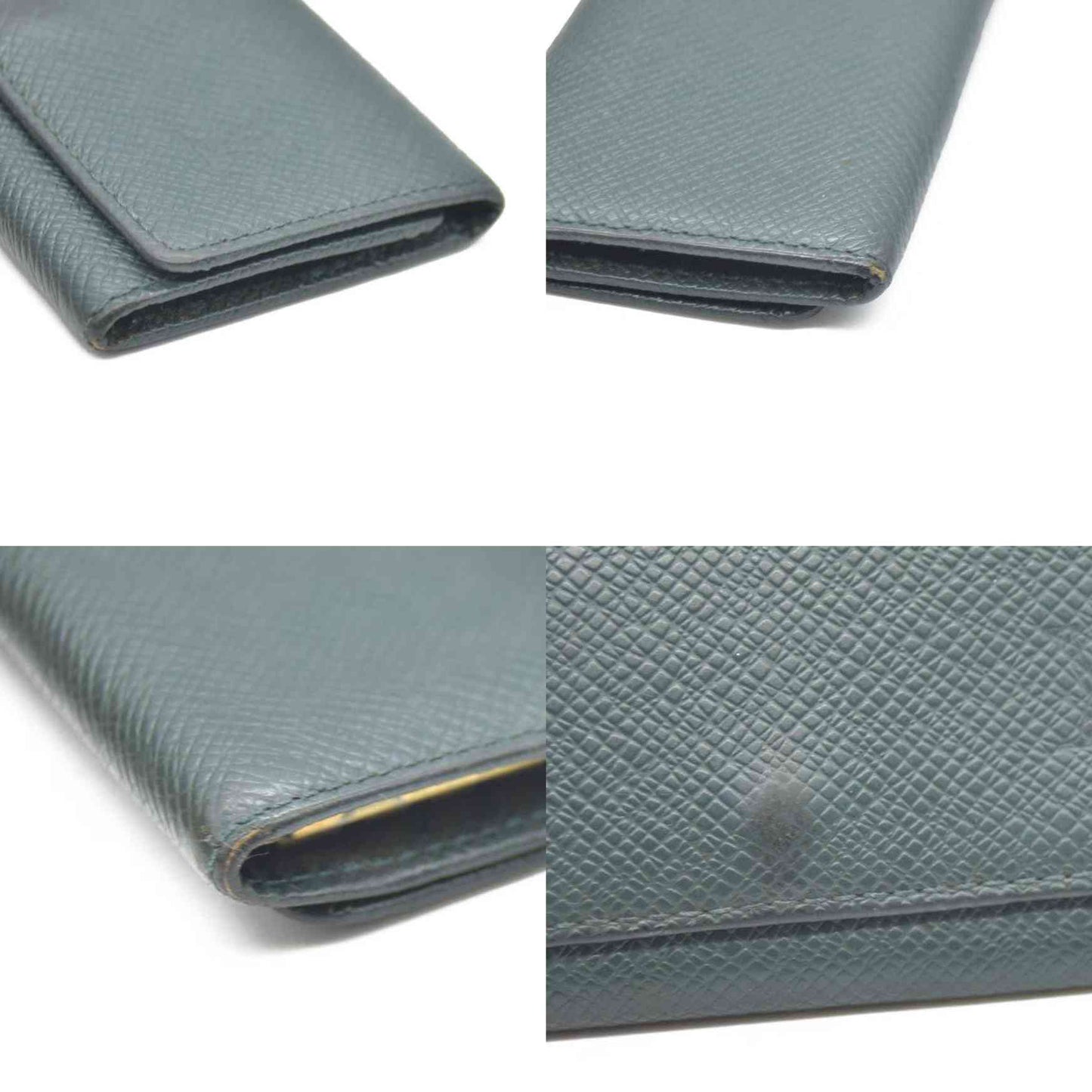 Louis Vuitton Taiga Leather Multicles 4 Ring Key Case Epicea CA1918