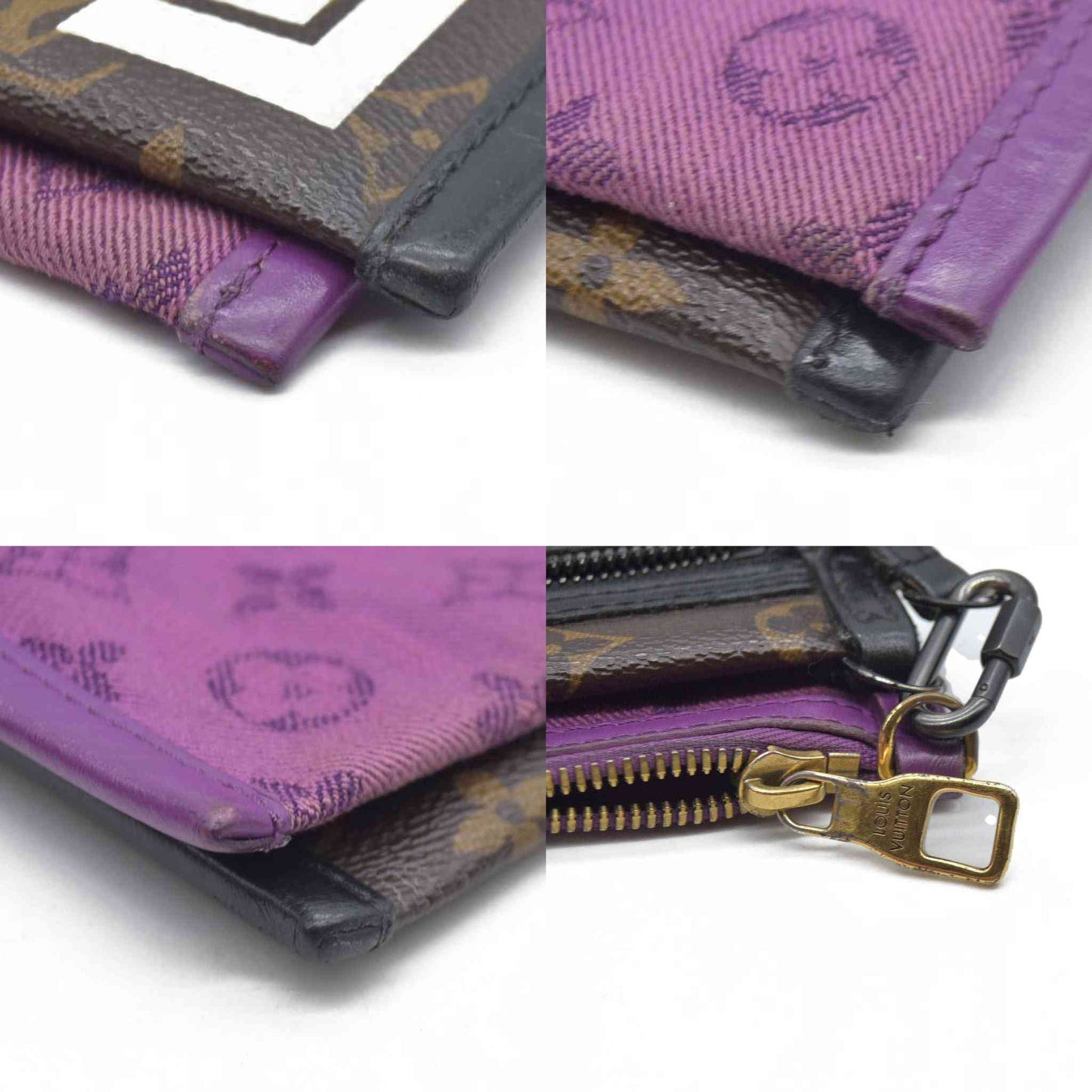 Louis Vuitton  Monogram Double Flat Messenger Marron