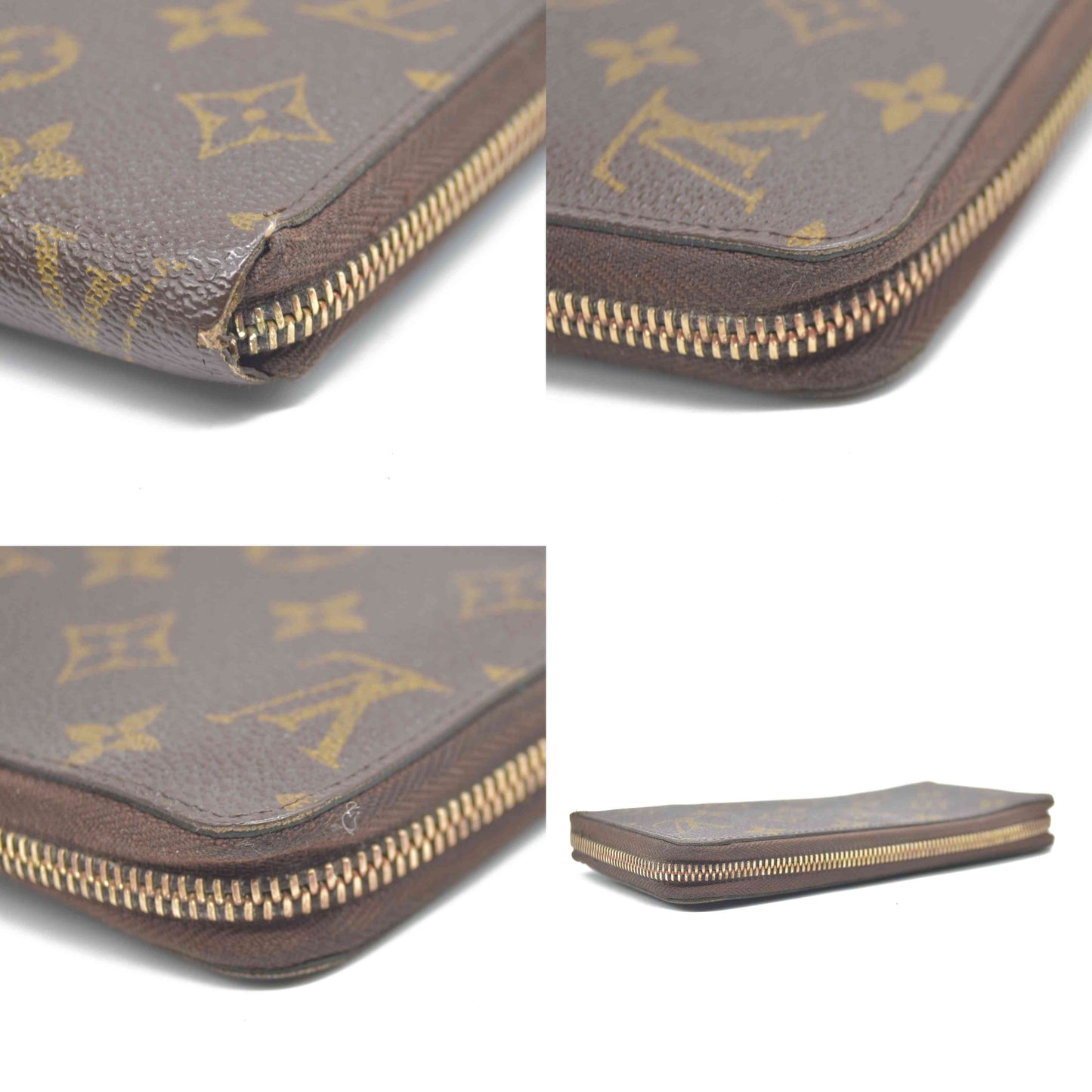 AUCTION $915 Louis Vuitton Monogram Zippy Wallet SP0143 2013
