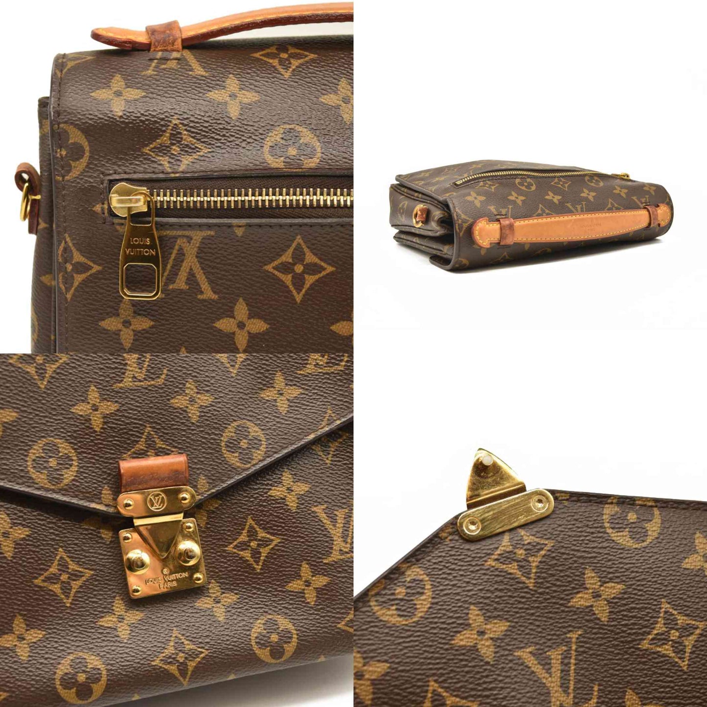 LOUIS VUITTON Monogram Pochette Metis AR1108