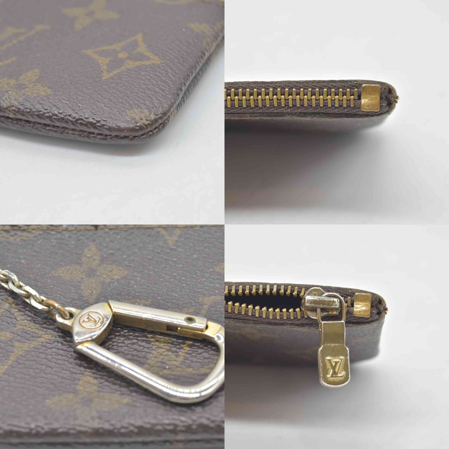 $345  Louis Vuitton  Monogram Key Pouch ET