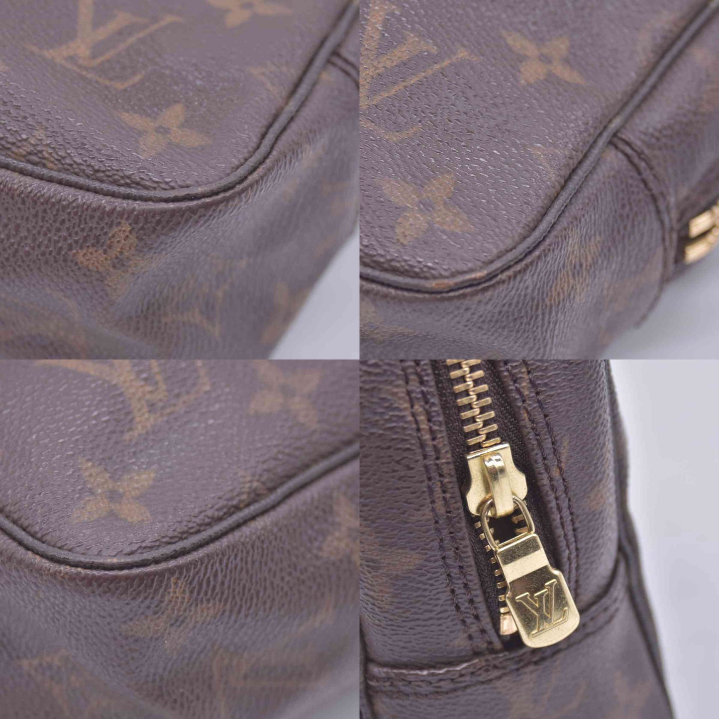 $600 1988 LOUIS VUITTON Monogram Trousse Toilette 23 883TH