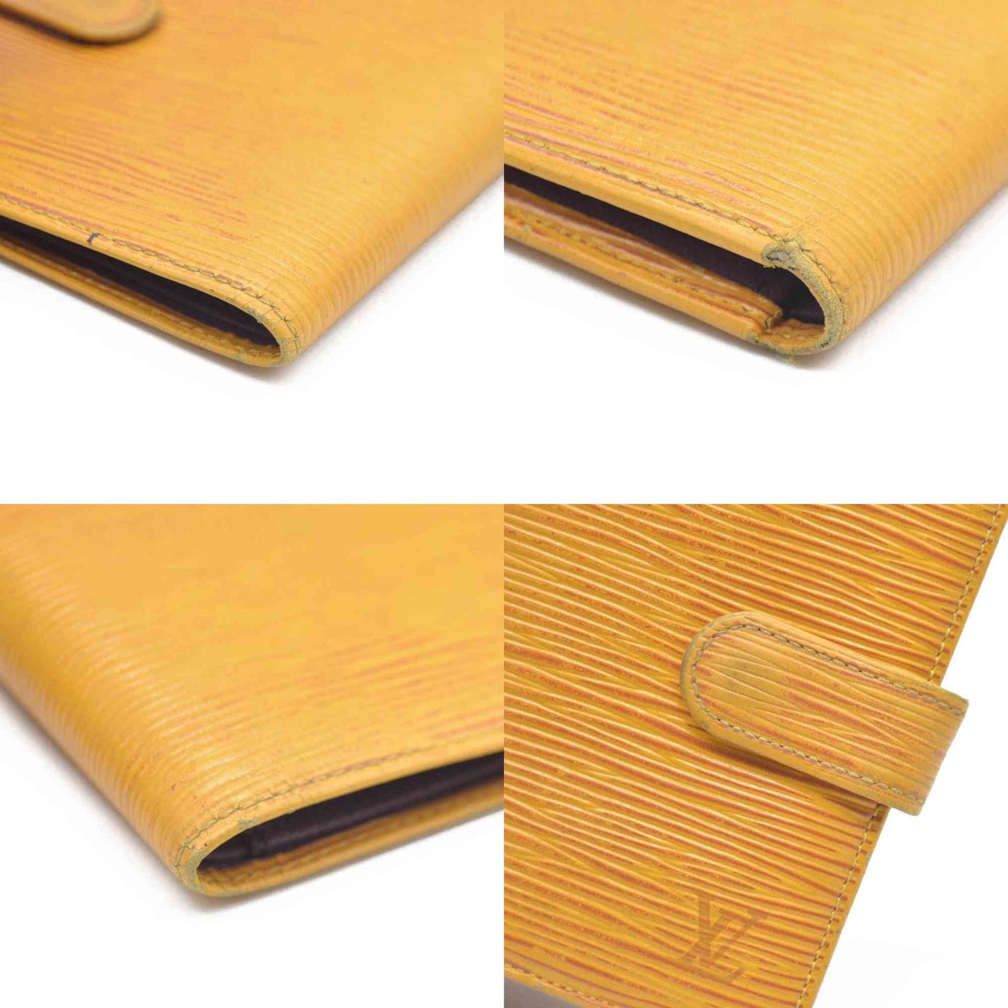 Louis Vuitton Epi Leather Porte Billes Compact Wallet Yellow MI0977