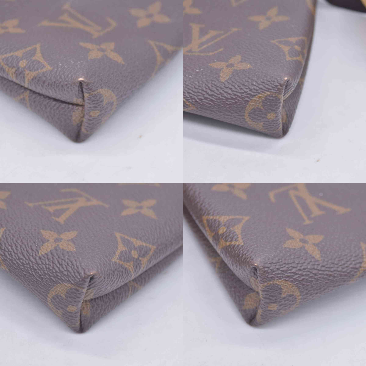 $1250 2010 Louis Vuitton Monogram Mini Pochette Delightful SA1130