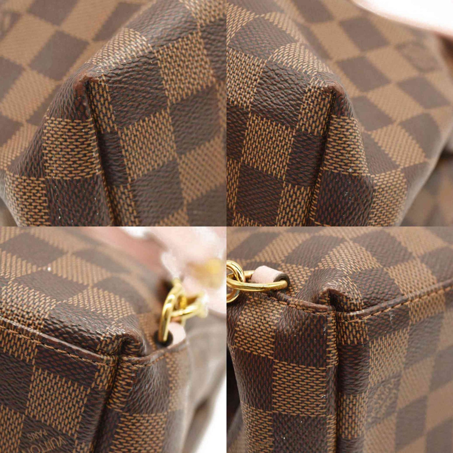Louis Vuitton  Damier Ebene Clapton Backpack Magnolia